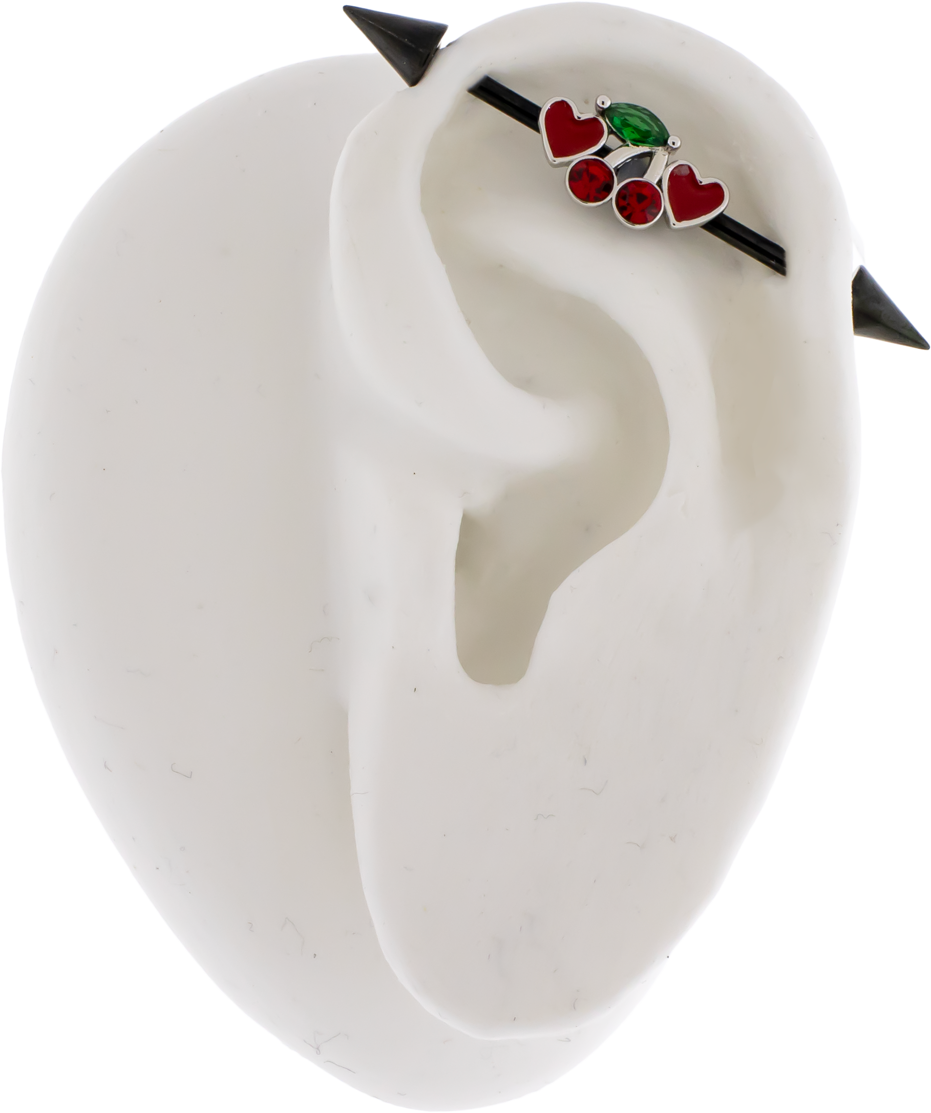 14G Industrial Barbell - Cherry - Pierced Addiction