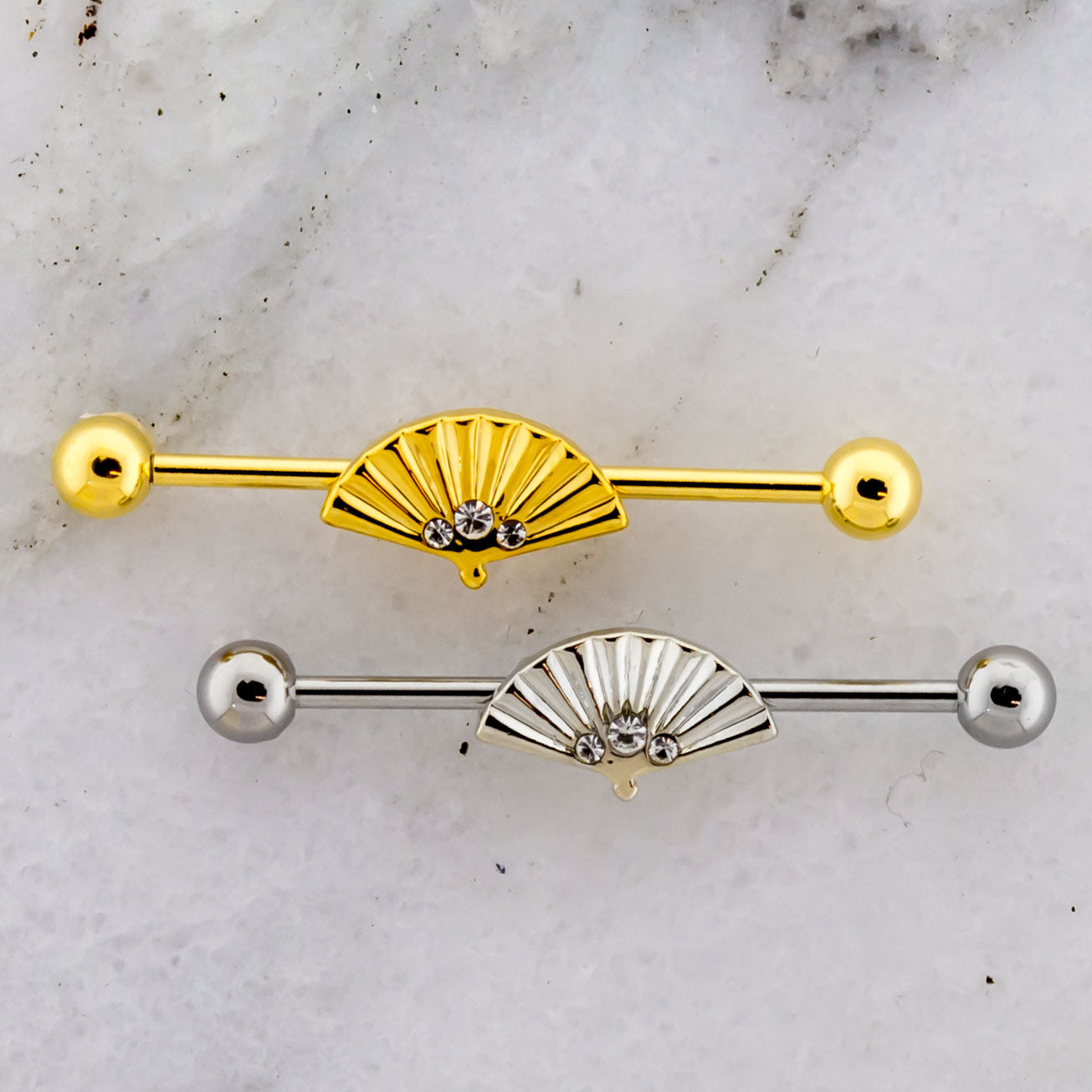 14G Japanese Style Industrial Barbell