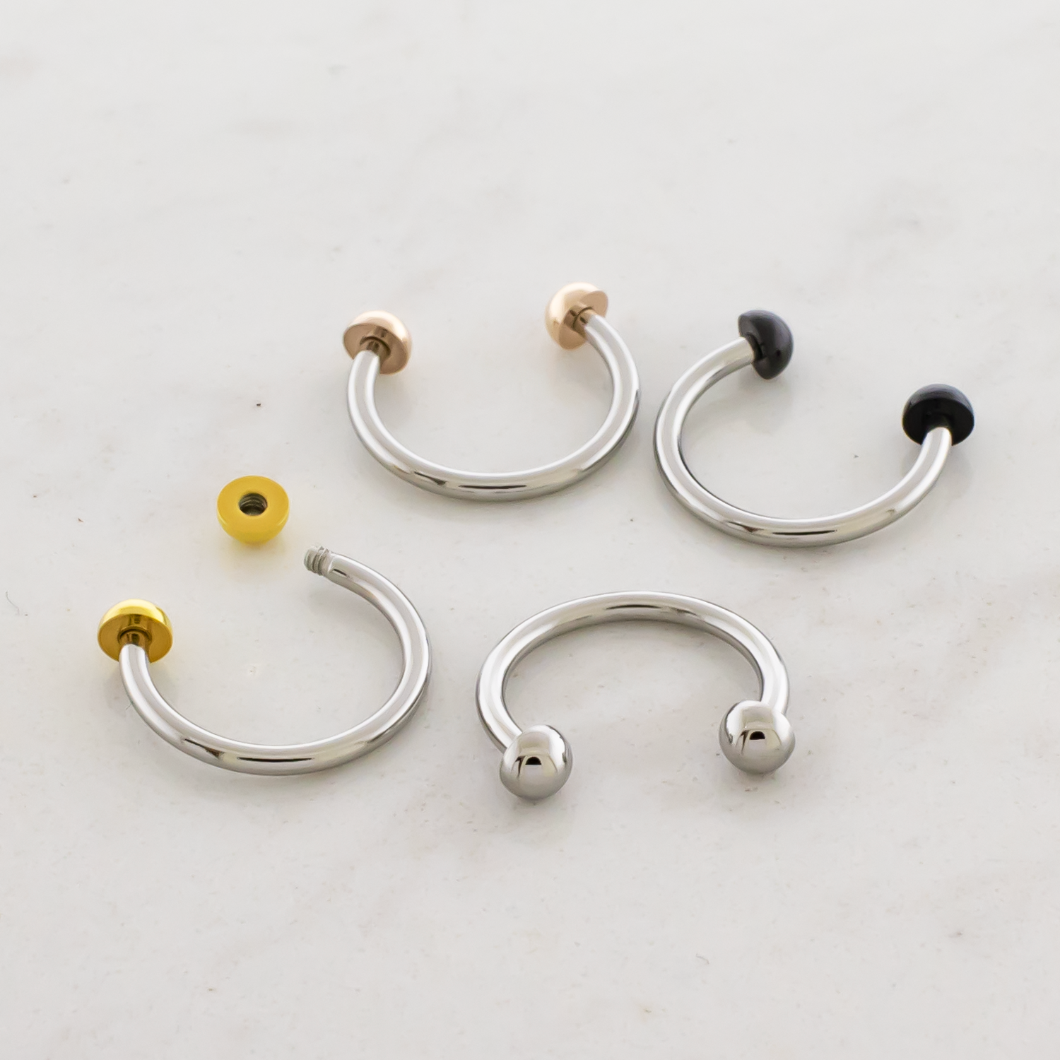 Steel Externally Threaded End - Dome 16G