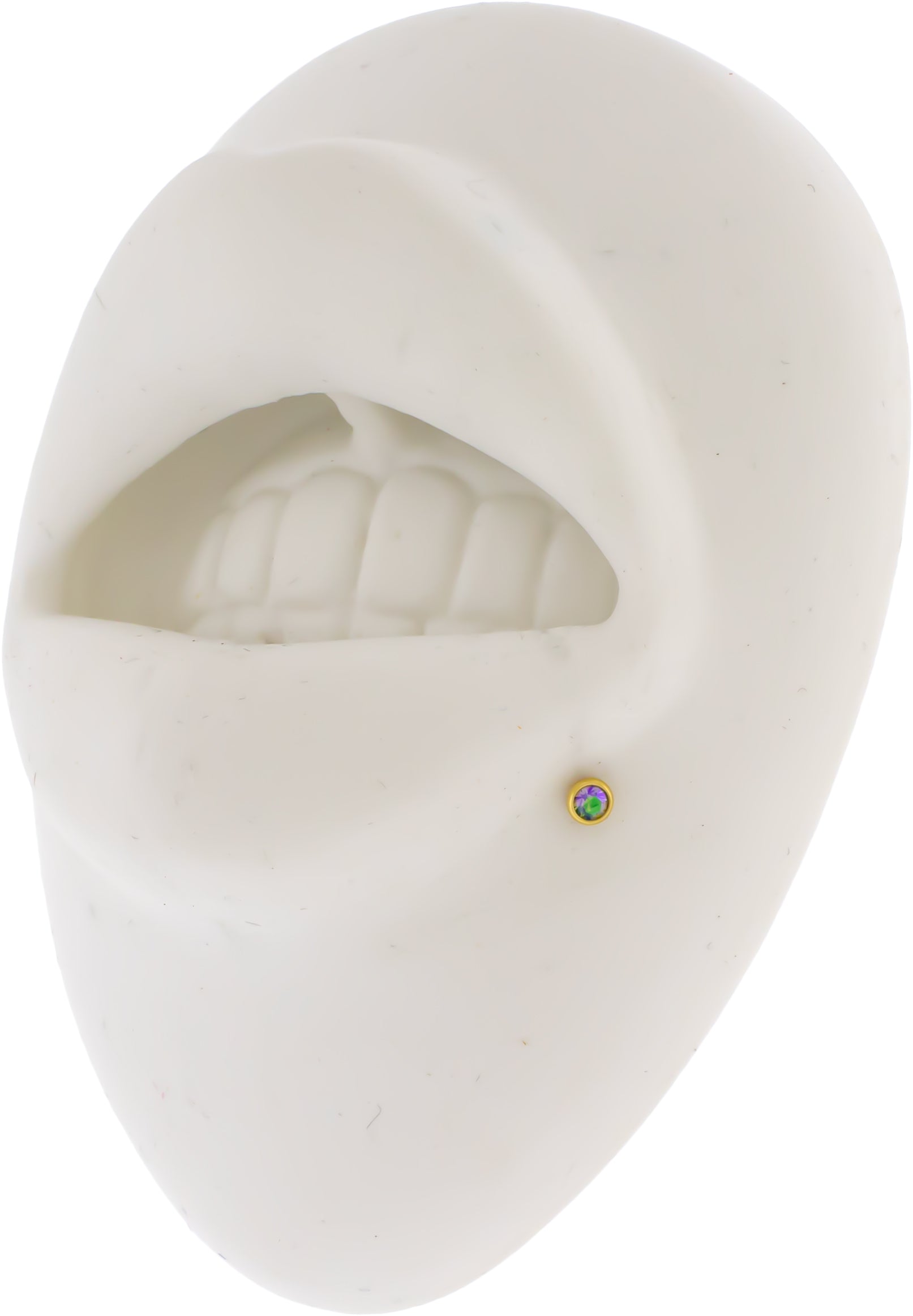Steel Internally Threaded Gold PVD Gem Ball