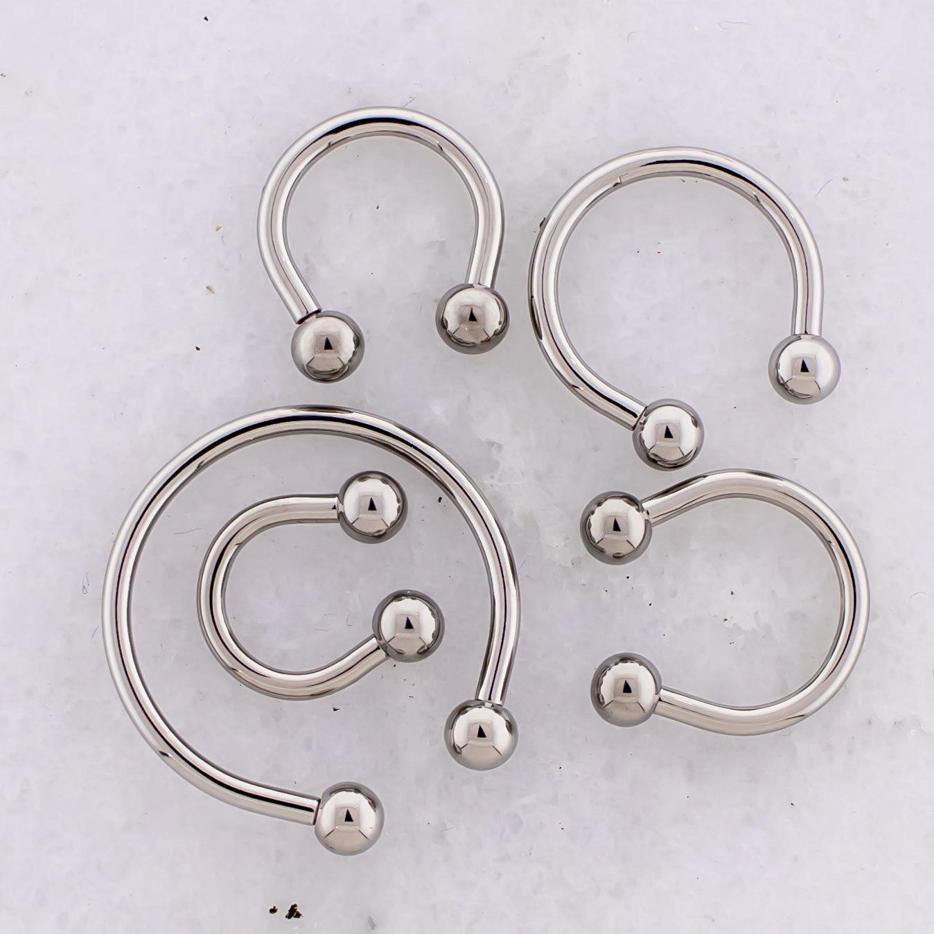 Steel Internally Threaded 16G Horseshoe - Pierced Addiction