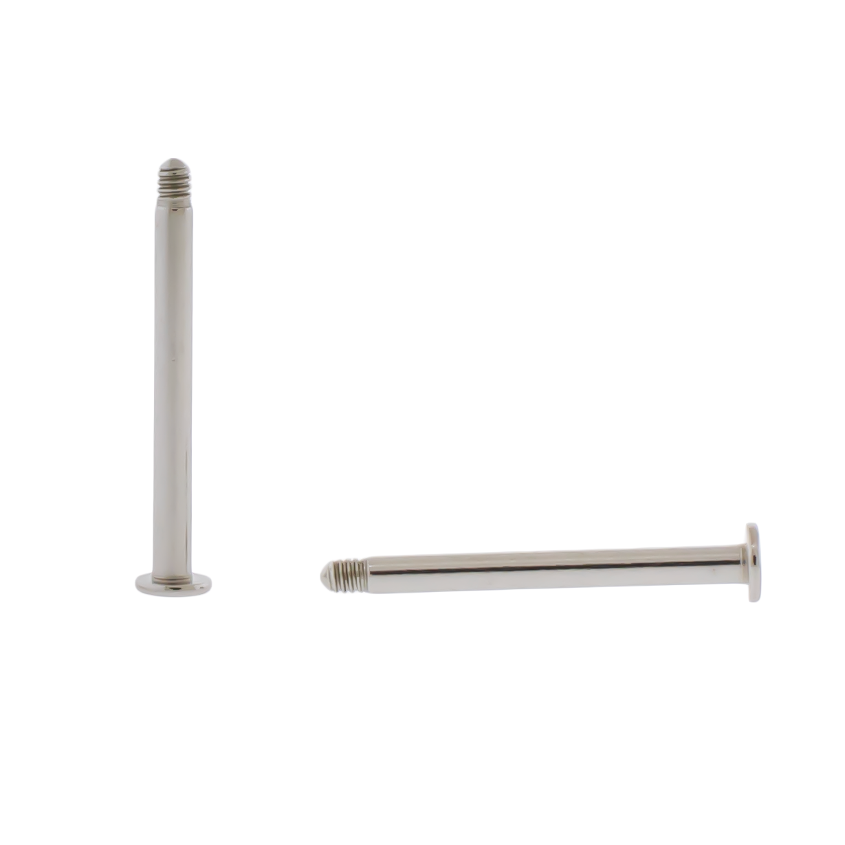 18G-14G Steel External Labret - Post Only - Pierced Addiction