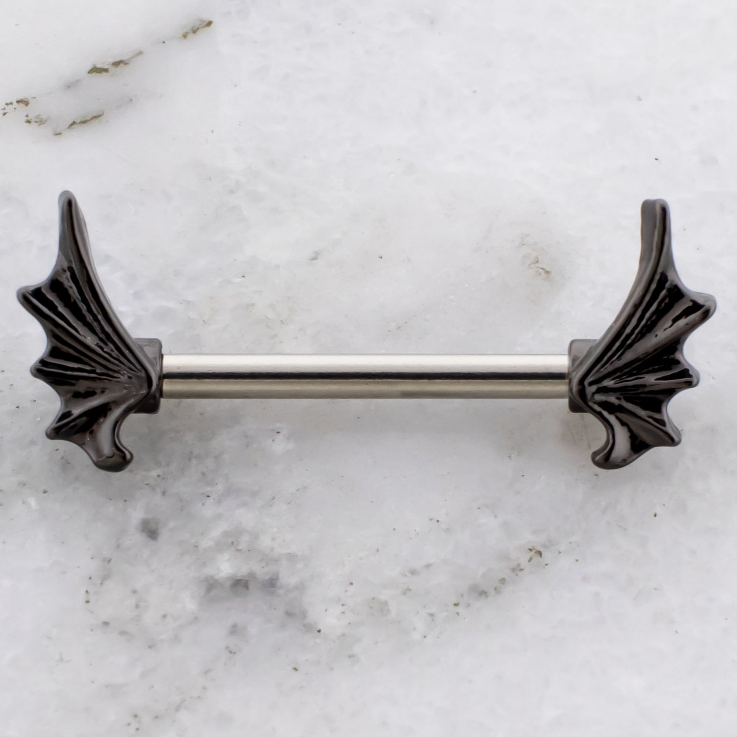 14G Bat Wings Nipple Barbell - Pierced Addiction