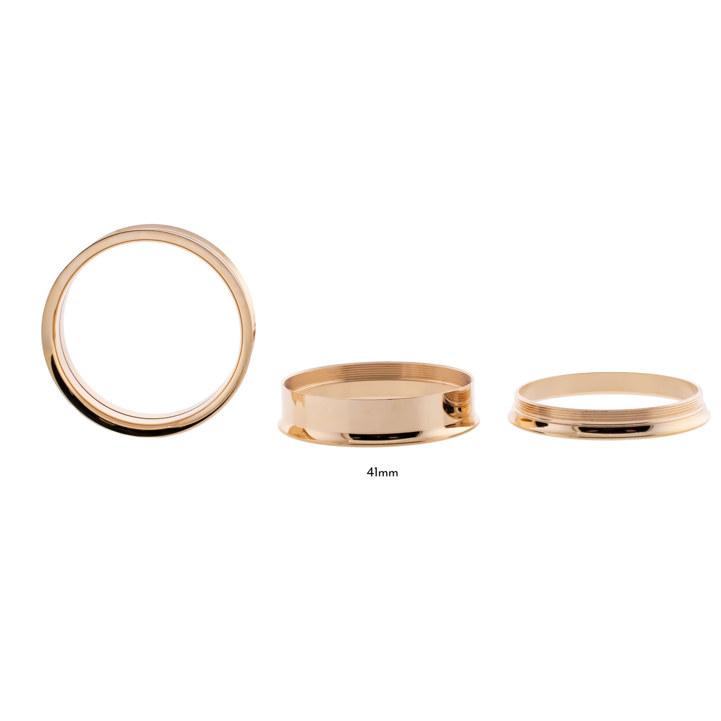 Steel Rose Gold Double Flare Tunnels - Internally Threaded - Pierced Addiction