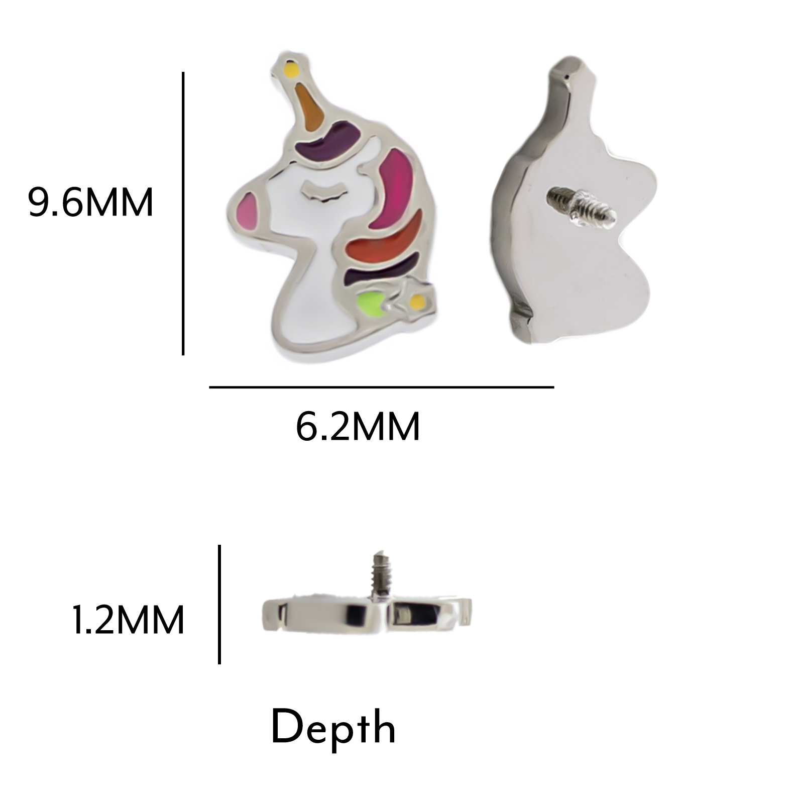 16G/18G Steel Internally Threaded End- Unicorn