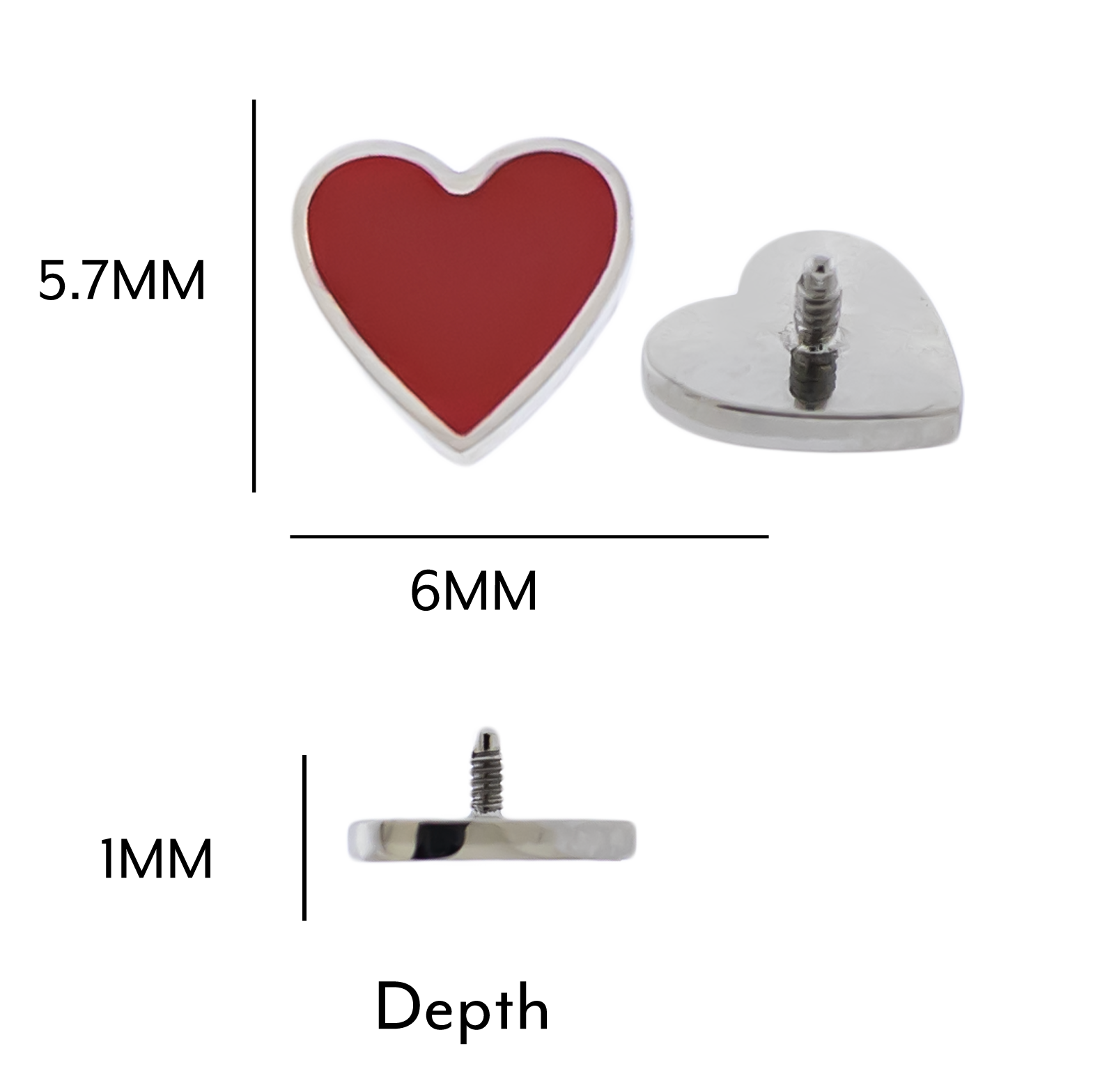 16G/18G Steel Internally Threaded End- Epoxy Heart