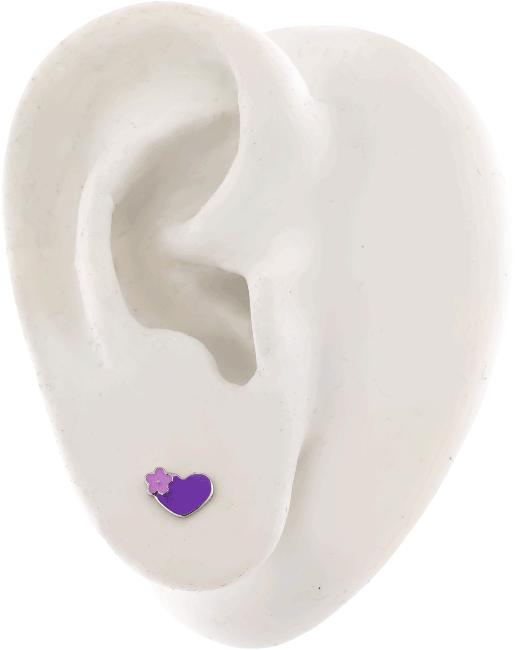 16G/18G Steel Internally Threaded End- Floral Heart