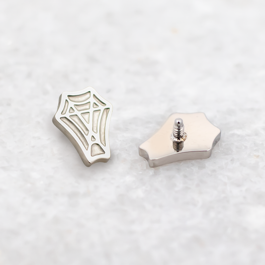 16G/18G Steel Internally Threaded Coffin Spider Web End