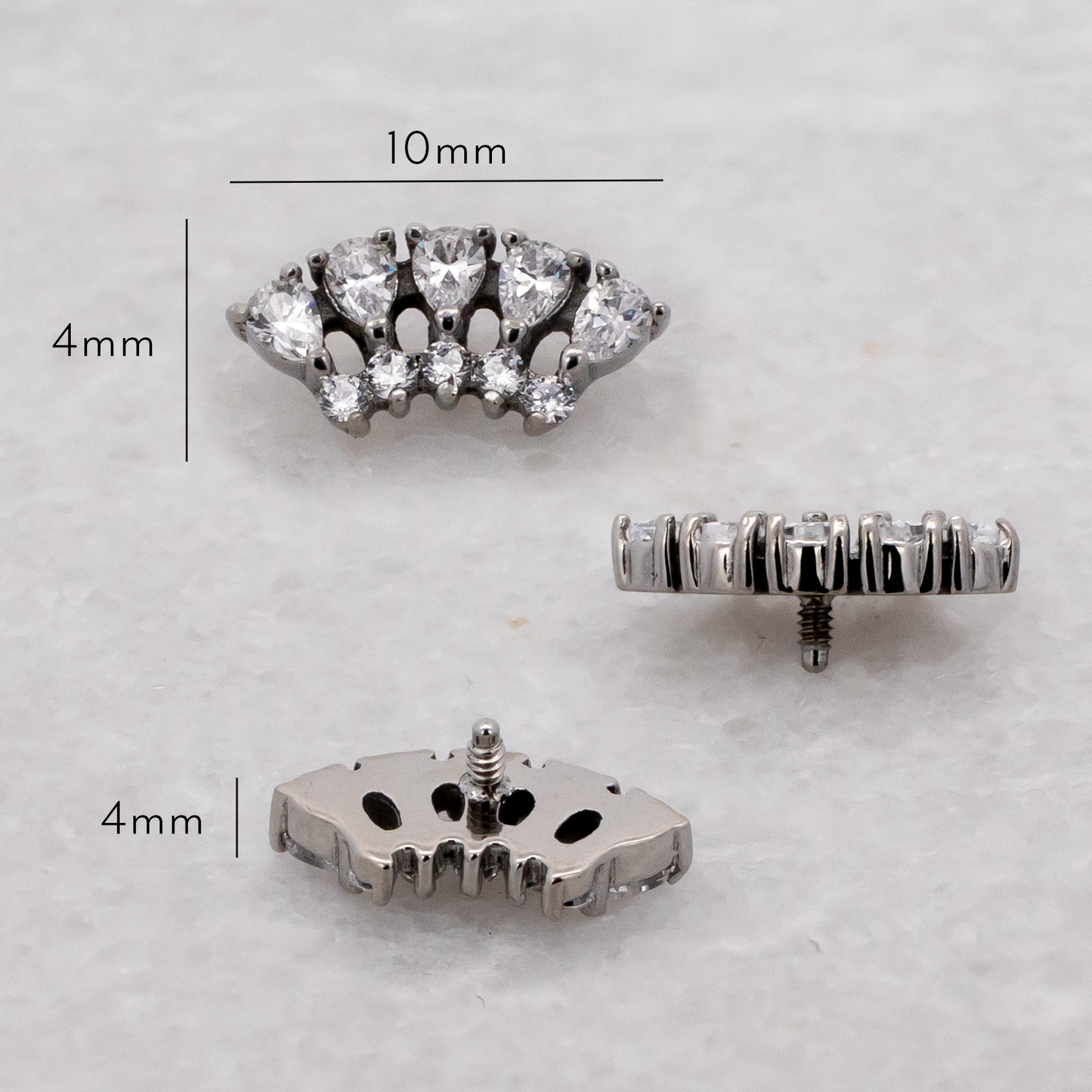 16G/18G Steel Internally Threaded Curved Cluster End