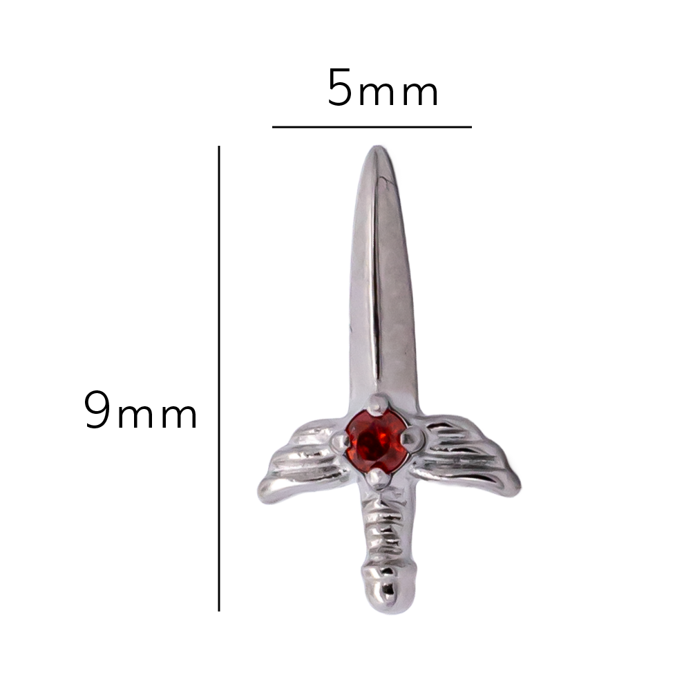 16G/18G Steel Internally Threaded Winged Sword End
