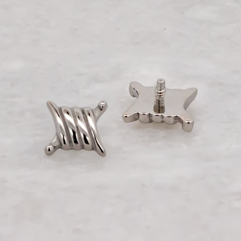16G/18G Steel Internally Threaded Barbed Wire End