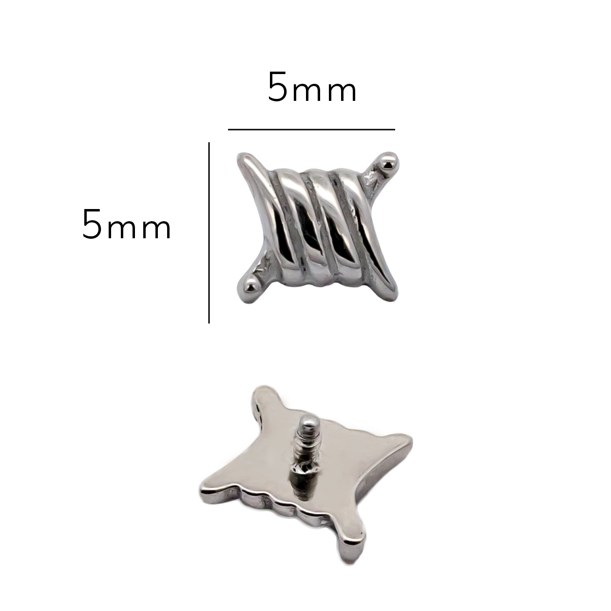 16G/18G Steel Internally Threaded Barbed Wire End