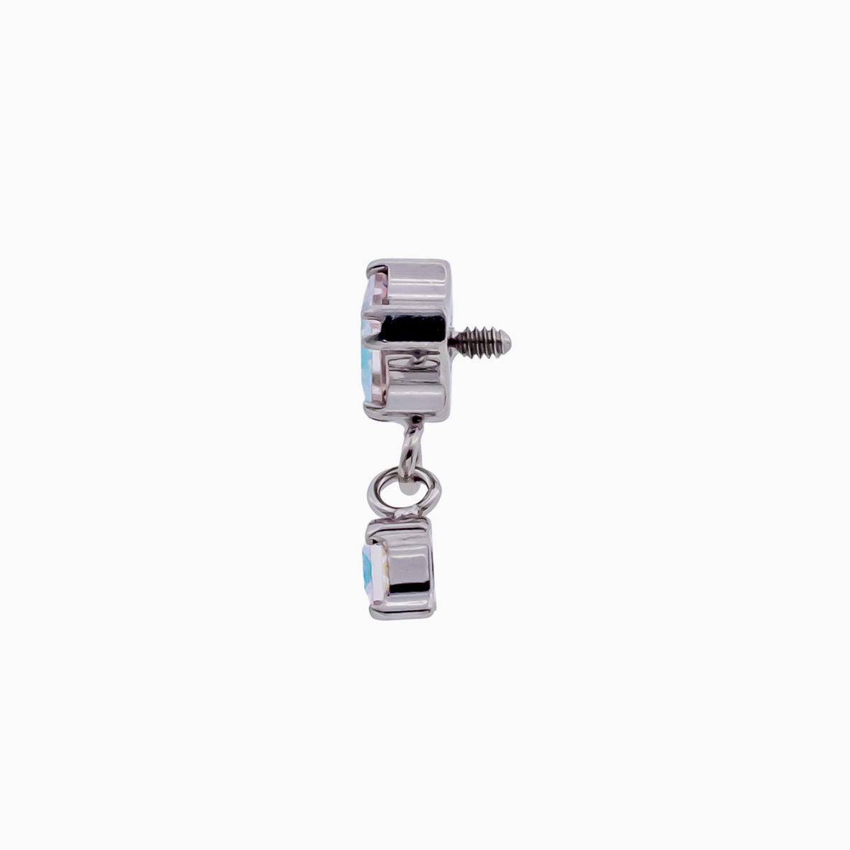 Steel Internally Threaded End - Square Dangle 16G