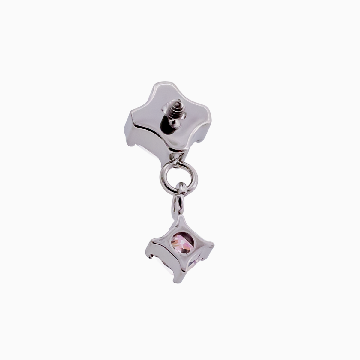 Steel Internally Threaded End - Square Dangle 16G