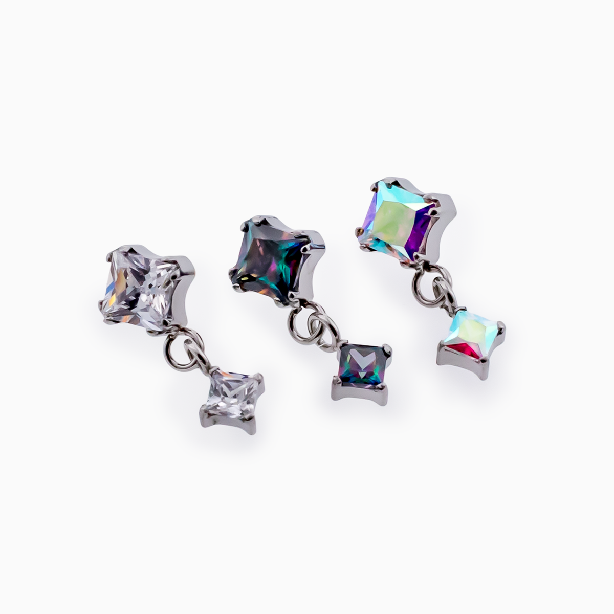 Steel Internally Threaded End - Square Dangle 16G