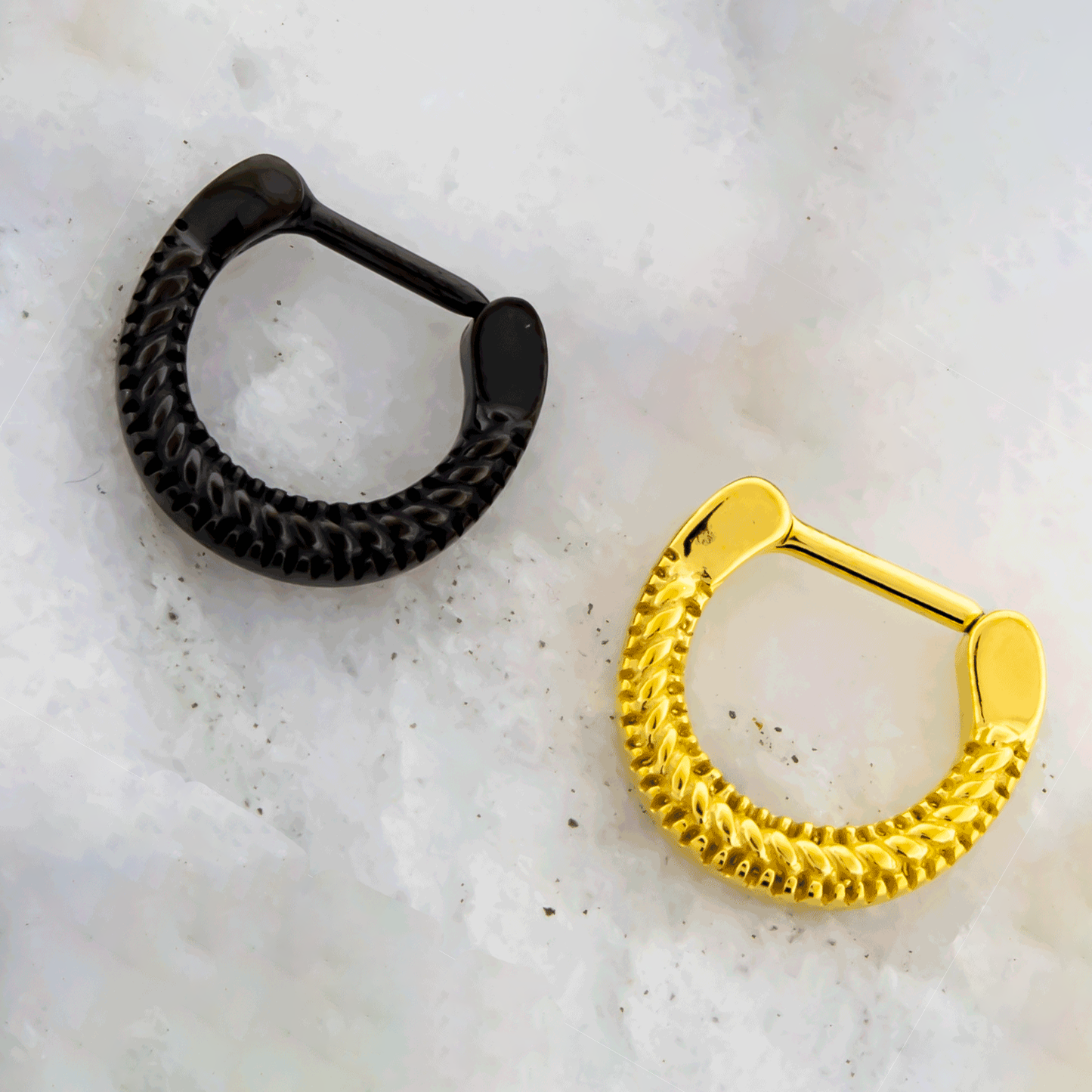 16G Rope Septum Clicker - Pierced Addiction