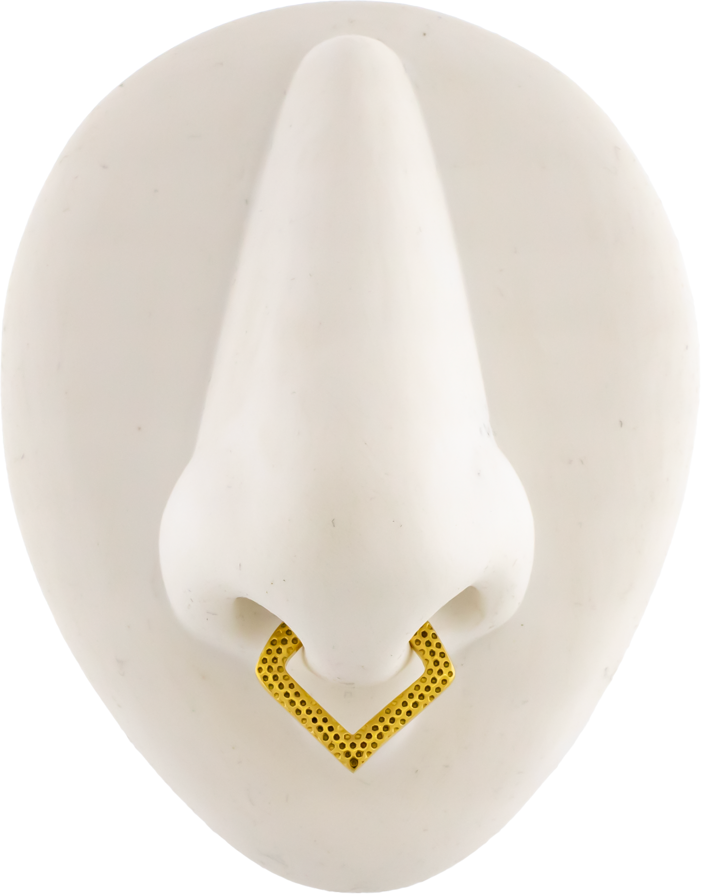 16G Honeycomb Texture Septum/Daith Clicker - Pierced Addiction