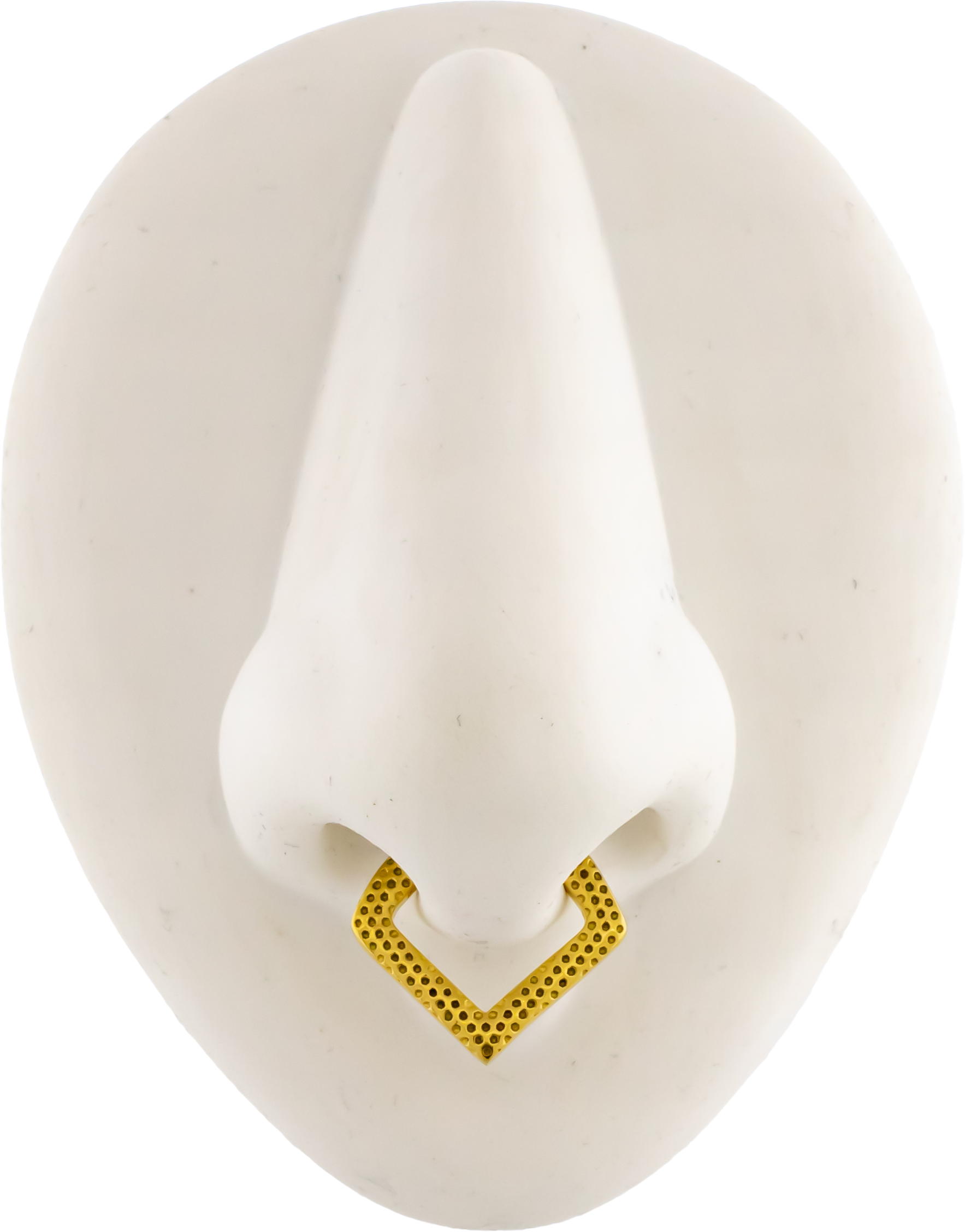 16G Honeycomb Texture Septum/Daith Clicker - Pierced Addiction