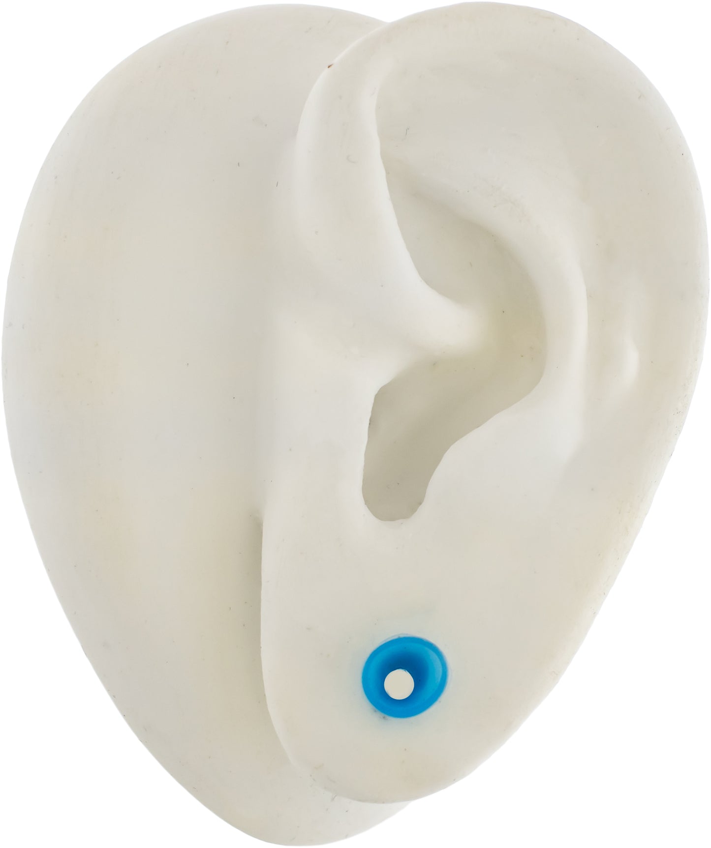 Silicone Double Flare Tunnels - Blue - 6g - 2"