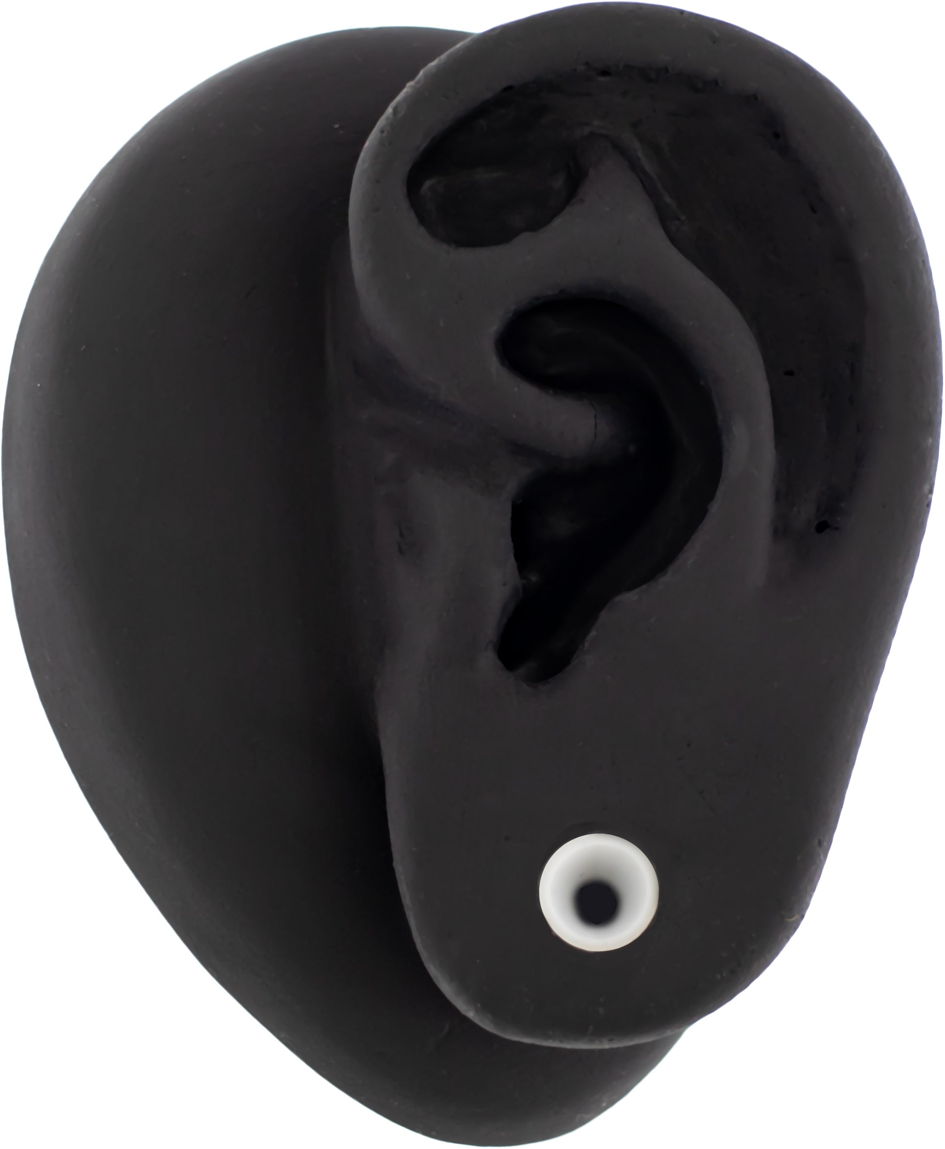 Silicone Double Flare Tunnels - White - 6g - 2"