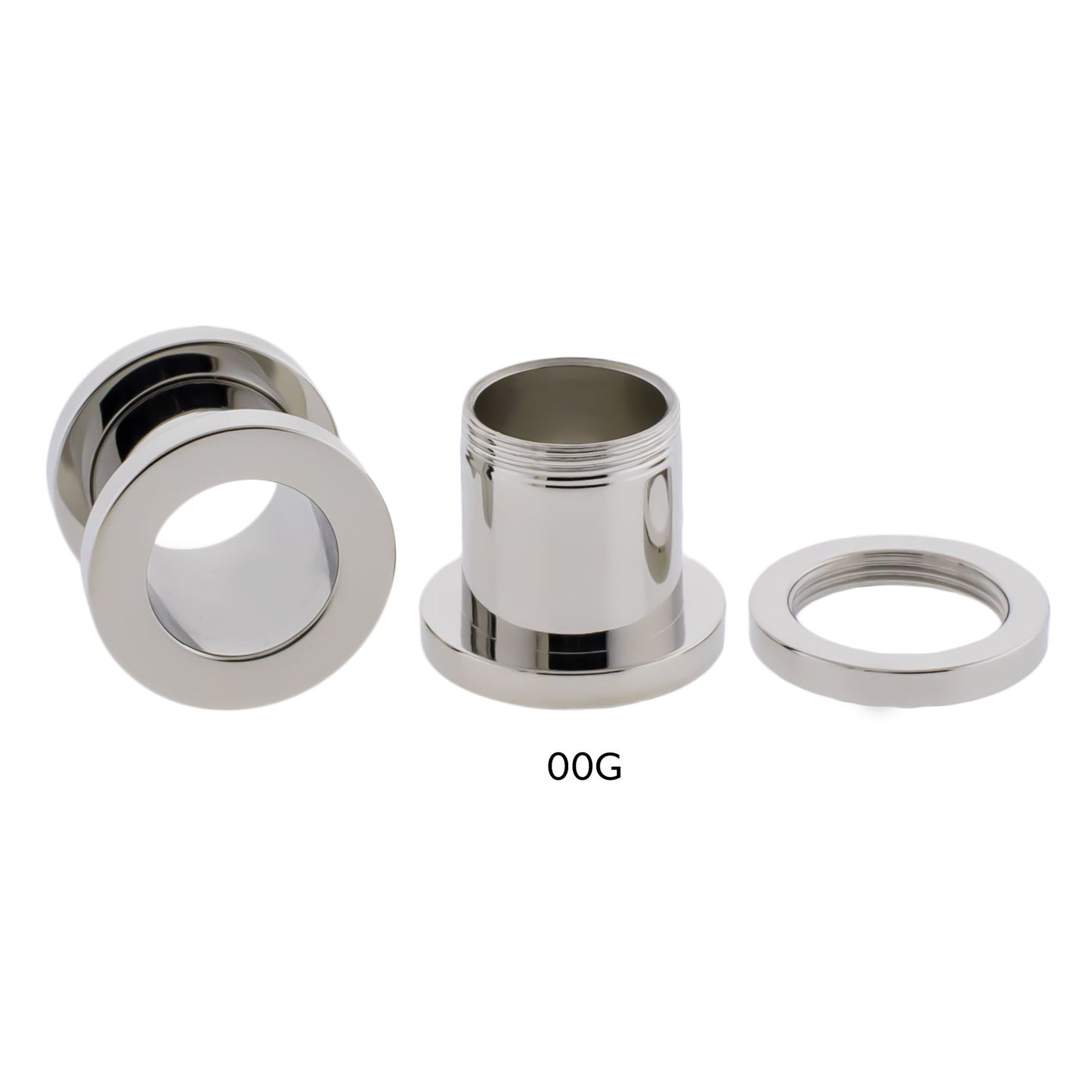 Steel Externally Threaded Tunnels - Pierced Addiction