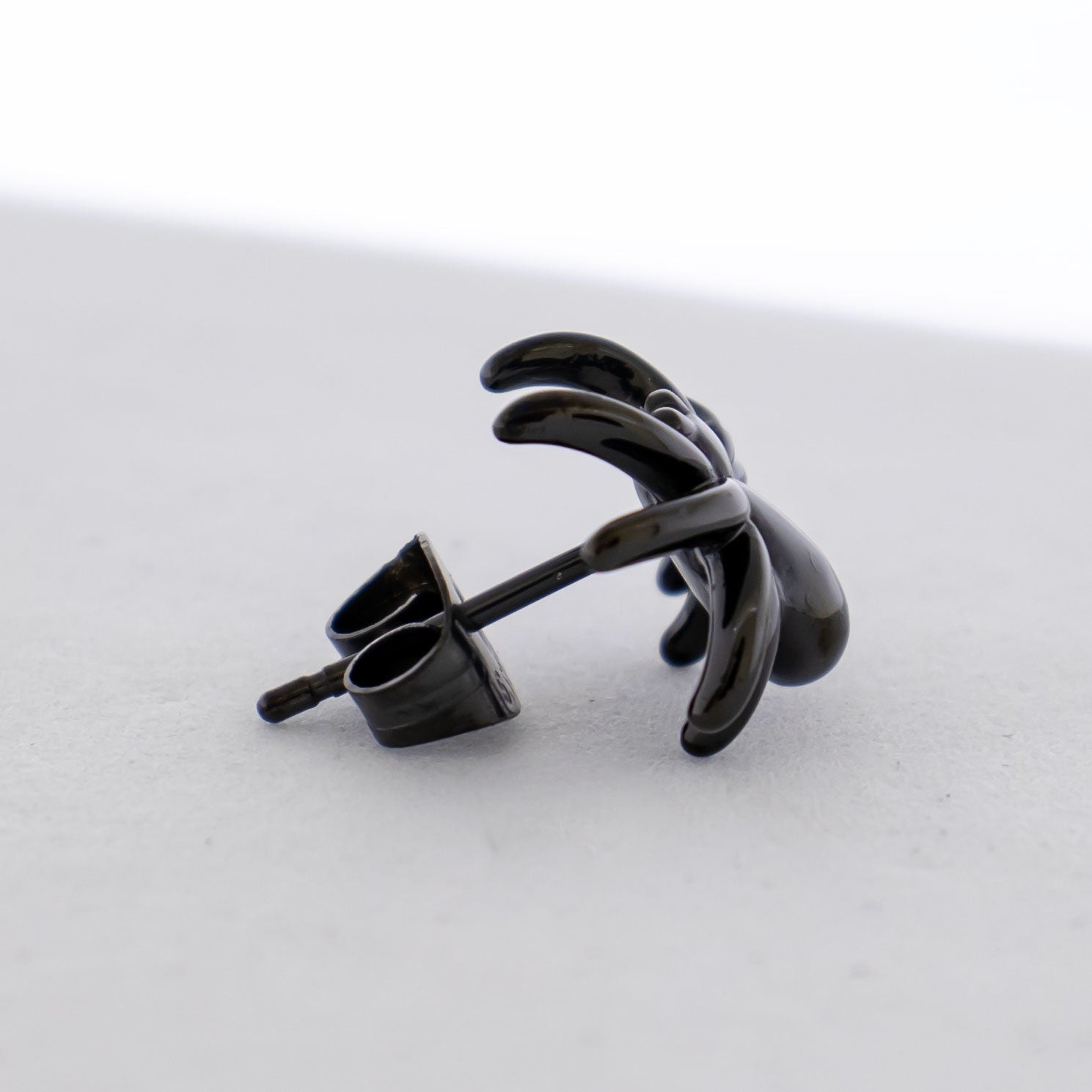 Steel Spider Earring Studs