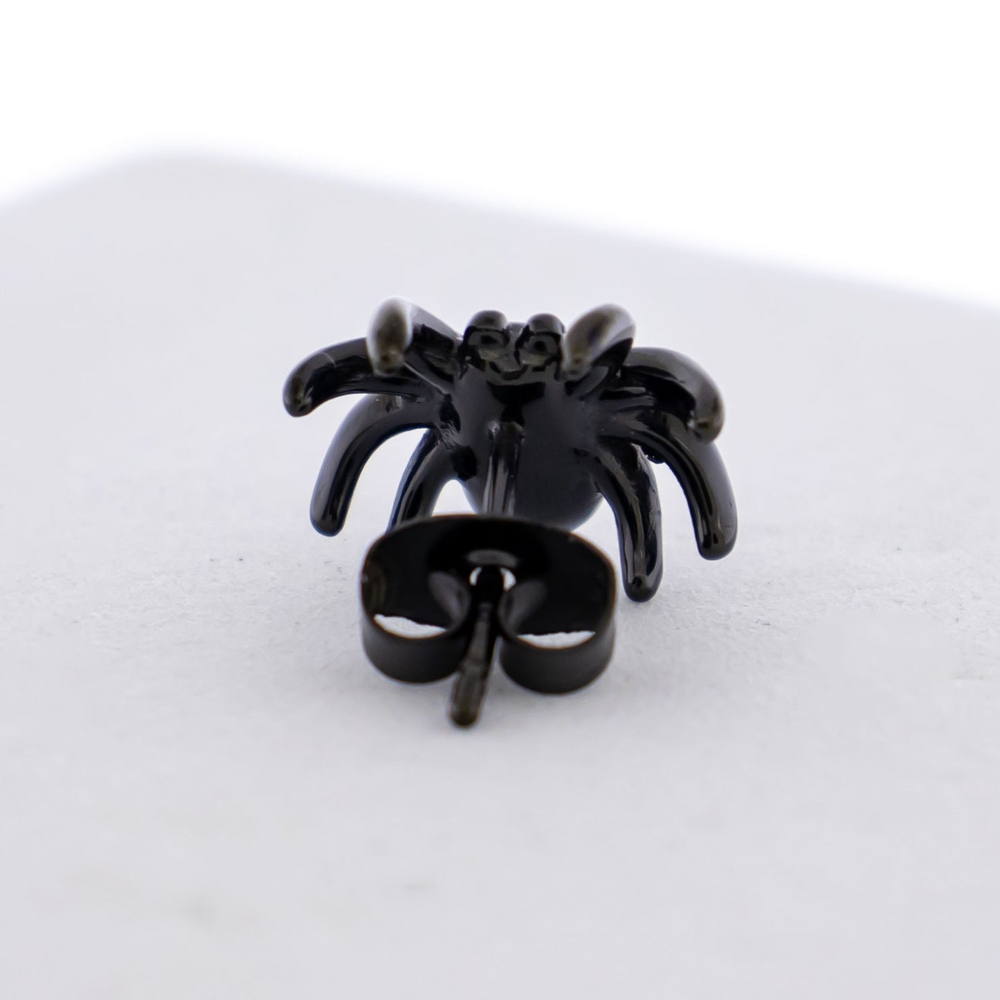 Steel Spider Earring Studs