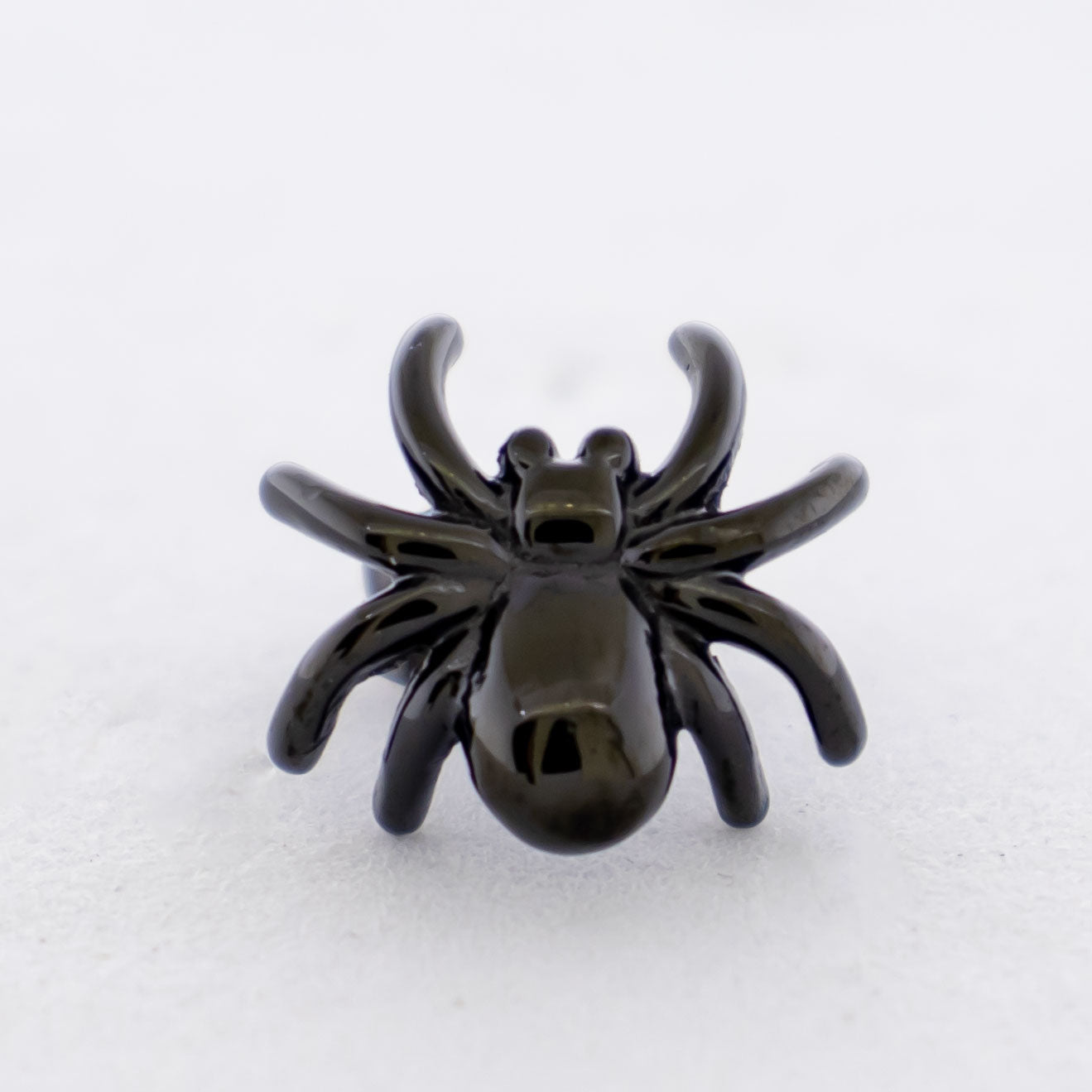 Steel Spider Earring Studs