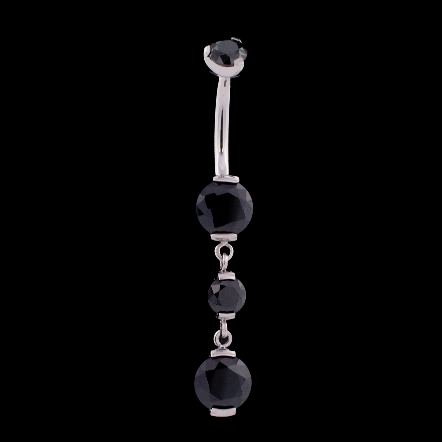 Premium Zirconia Dangling Navel Ring