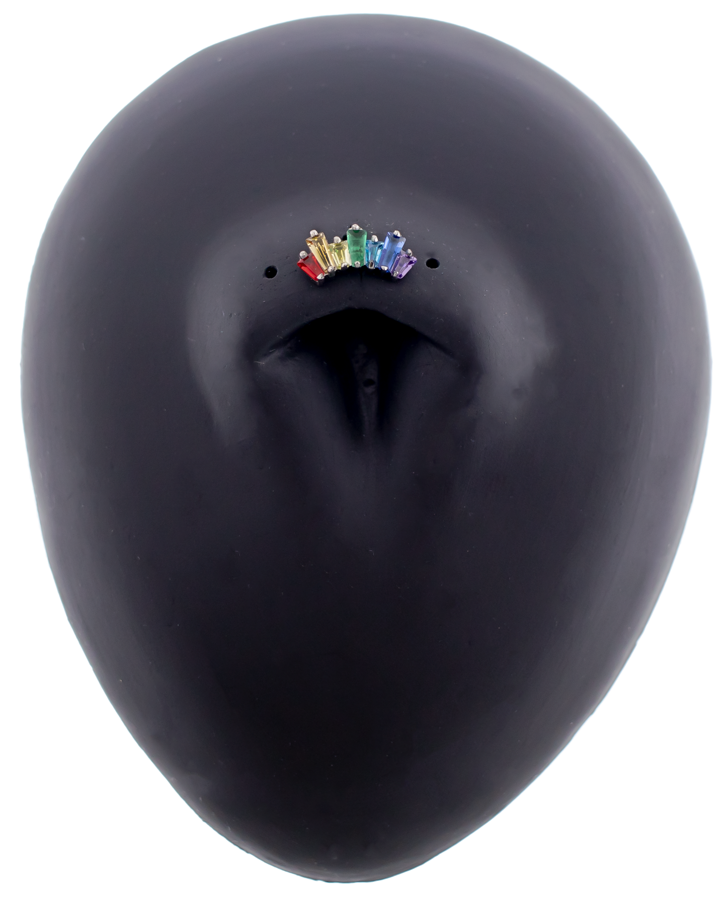 Bridger - Titanium Rainbow Internally Threaded End - Pierced Addiction