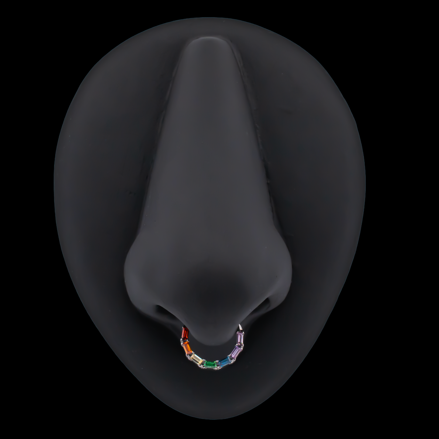 Victoria - Rainbow Hinged Ring