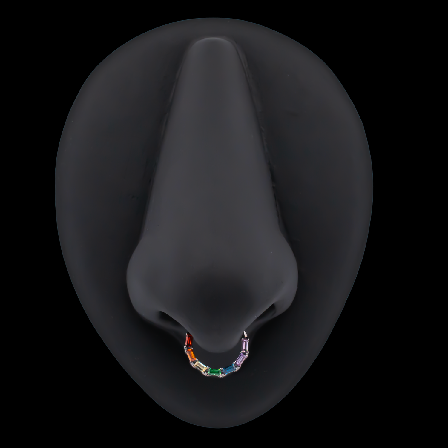 Victoria - Rainbow Hinged Ring