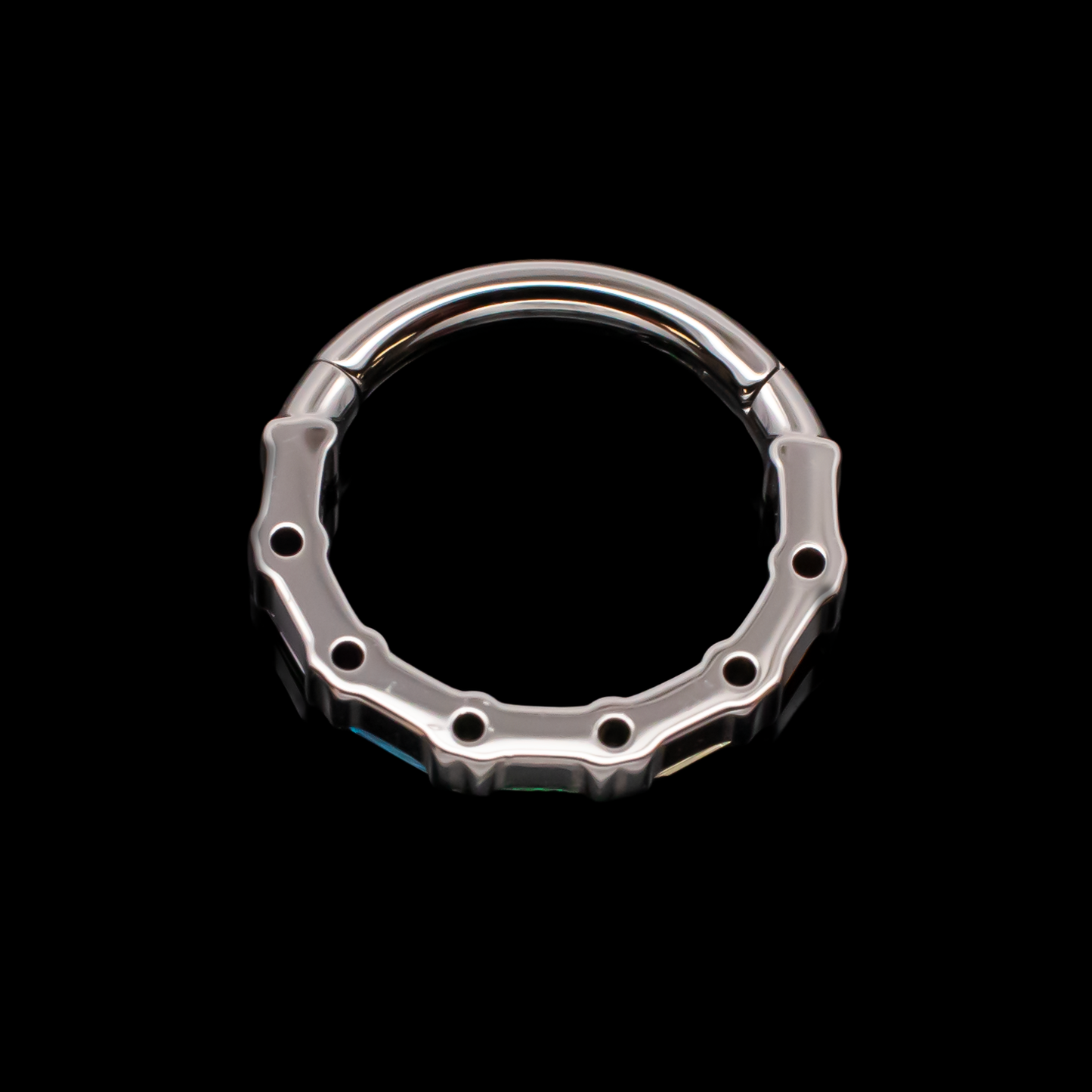 Victoria - Rainbow Hinged Ring