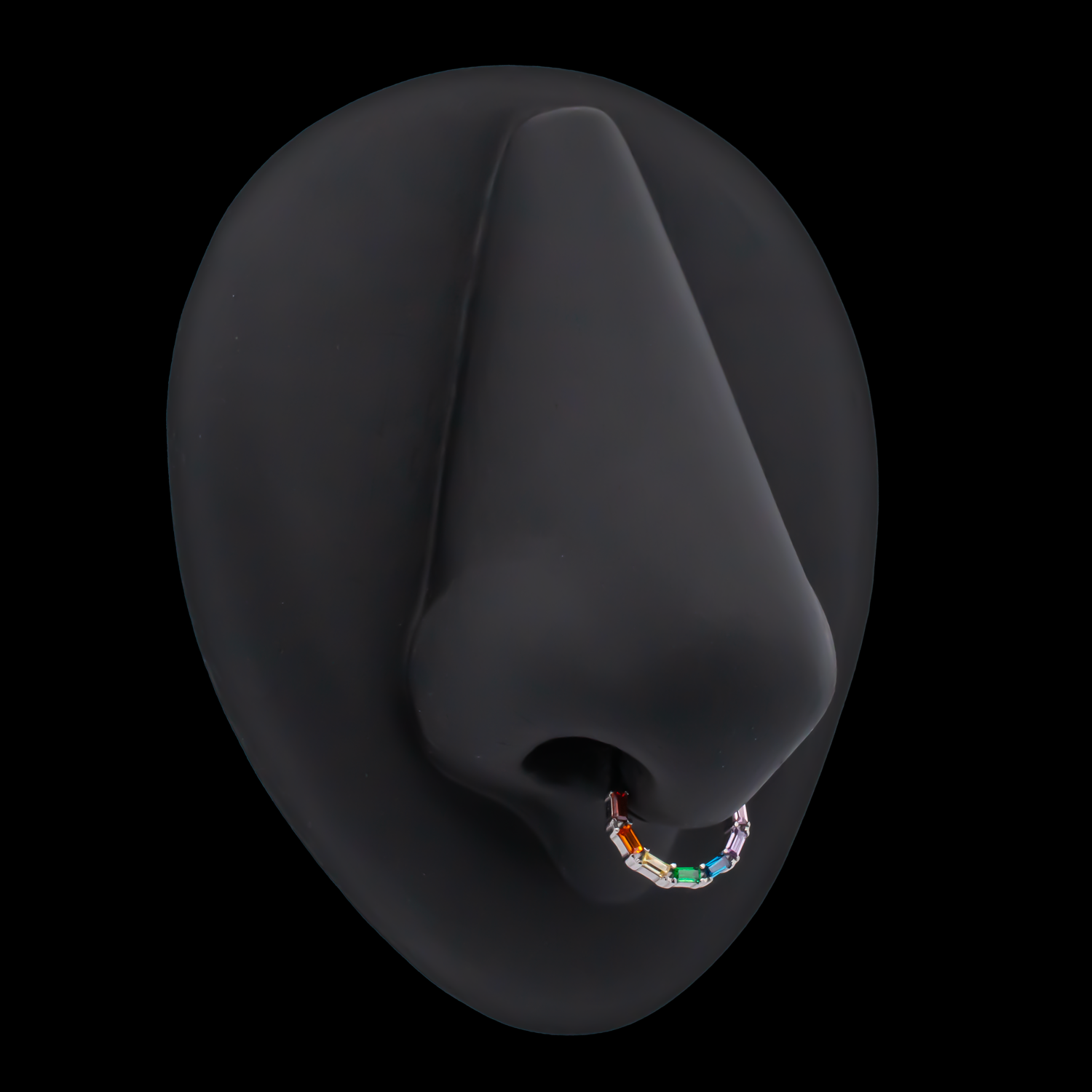 Victoria - Rainbow Hinged Ring