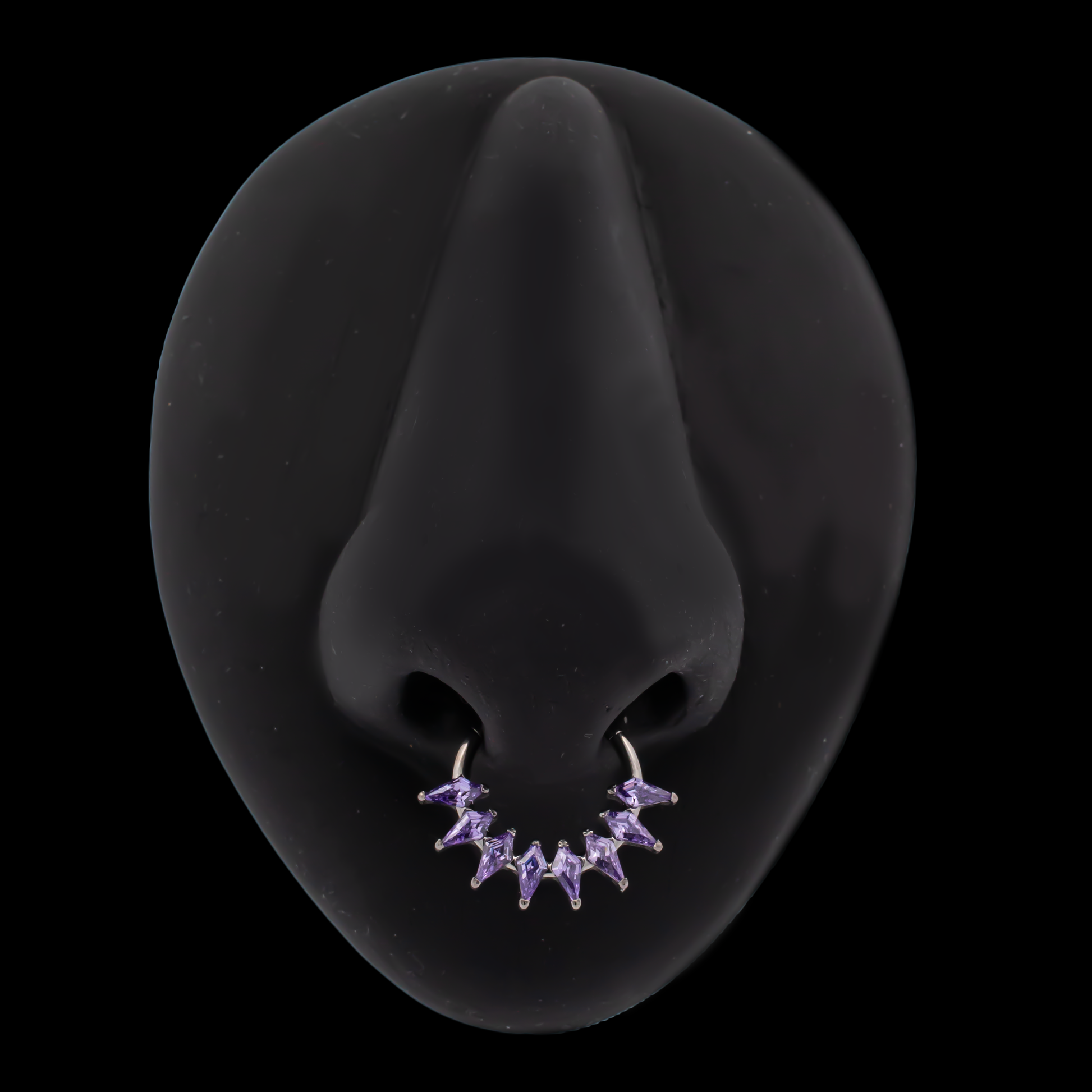 Orchid - Titanium Hinged Ring