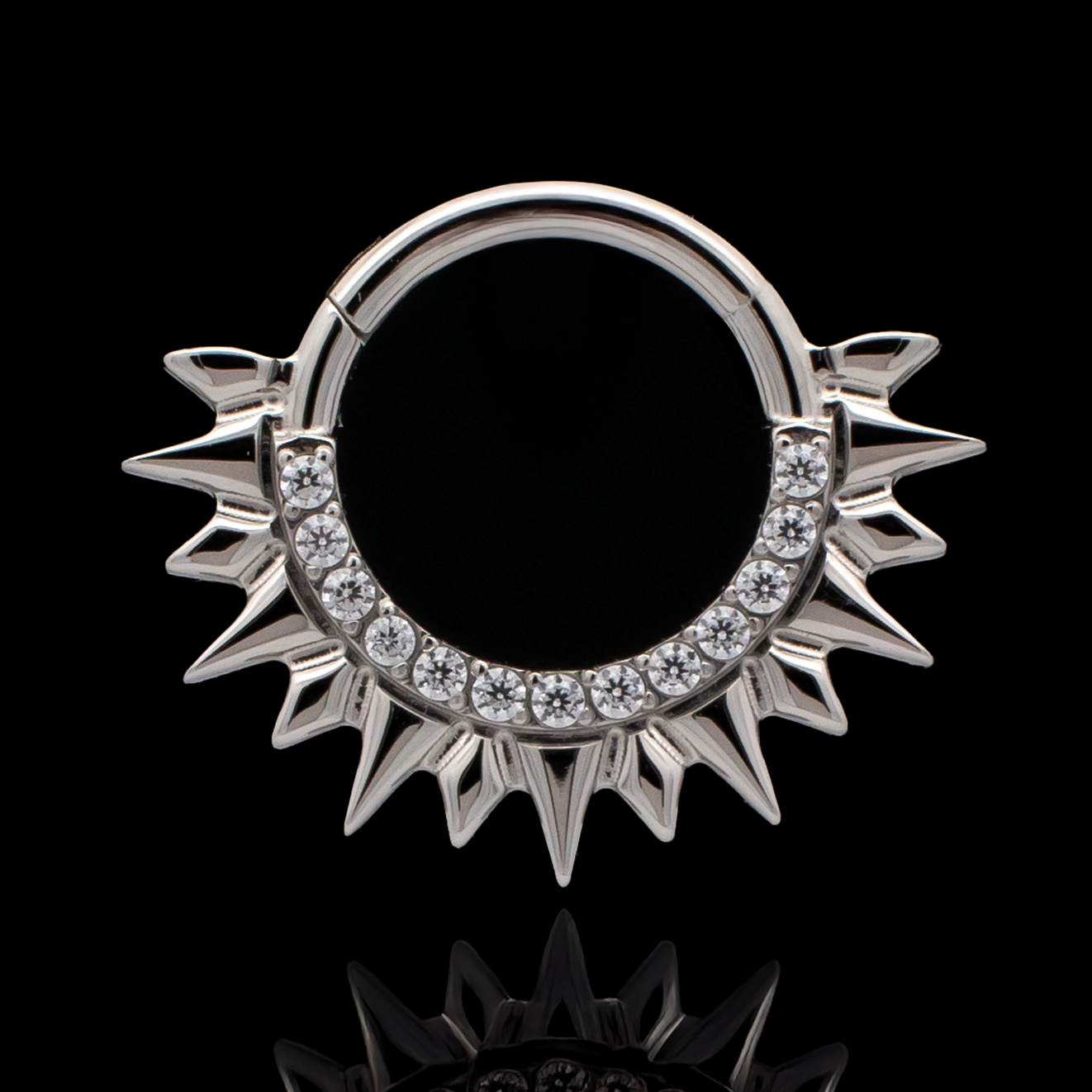 Wraith - 16G Titanium Hinged Ring