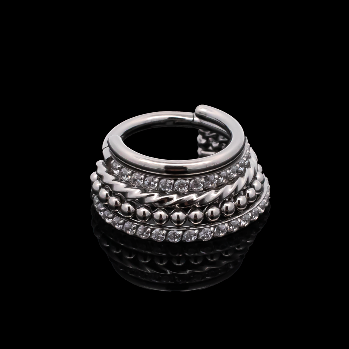 Xavier - Hinged Ring