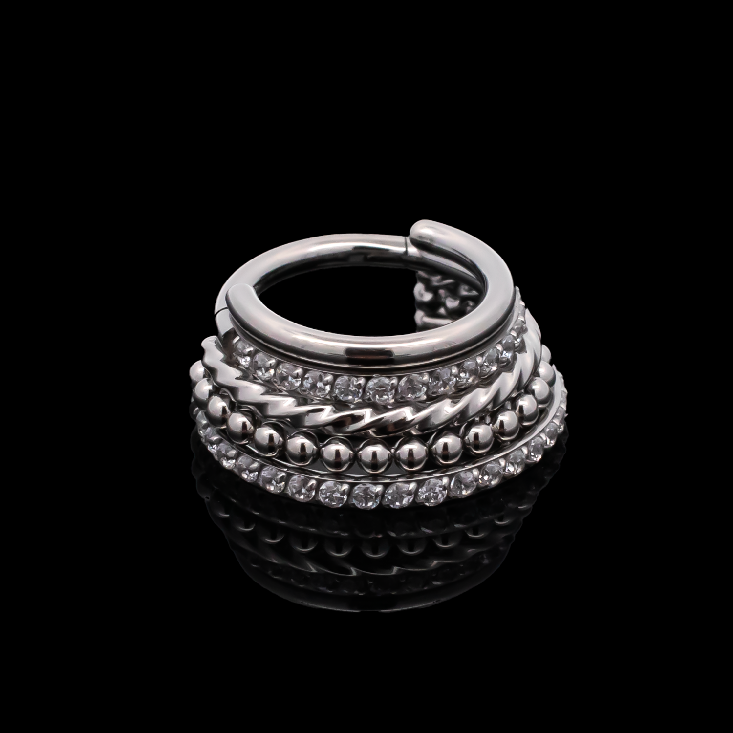 Xavier - Hinged Ring