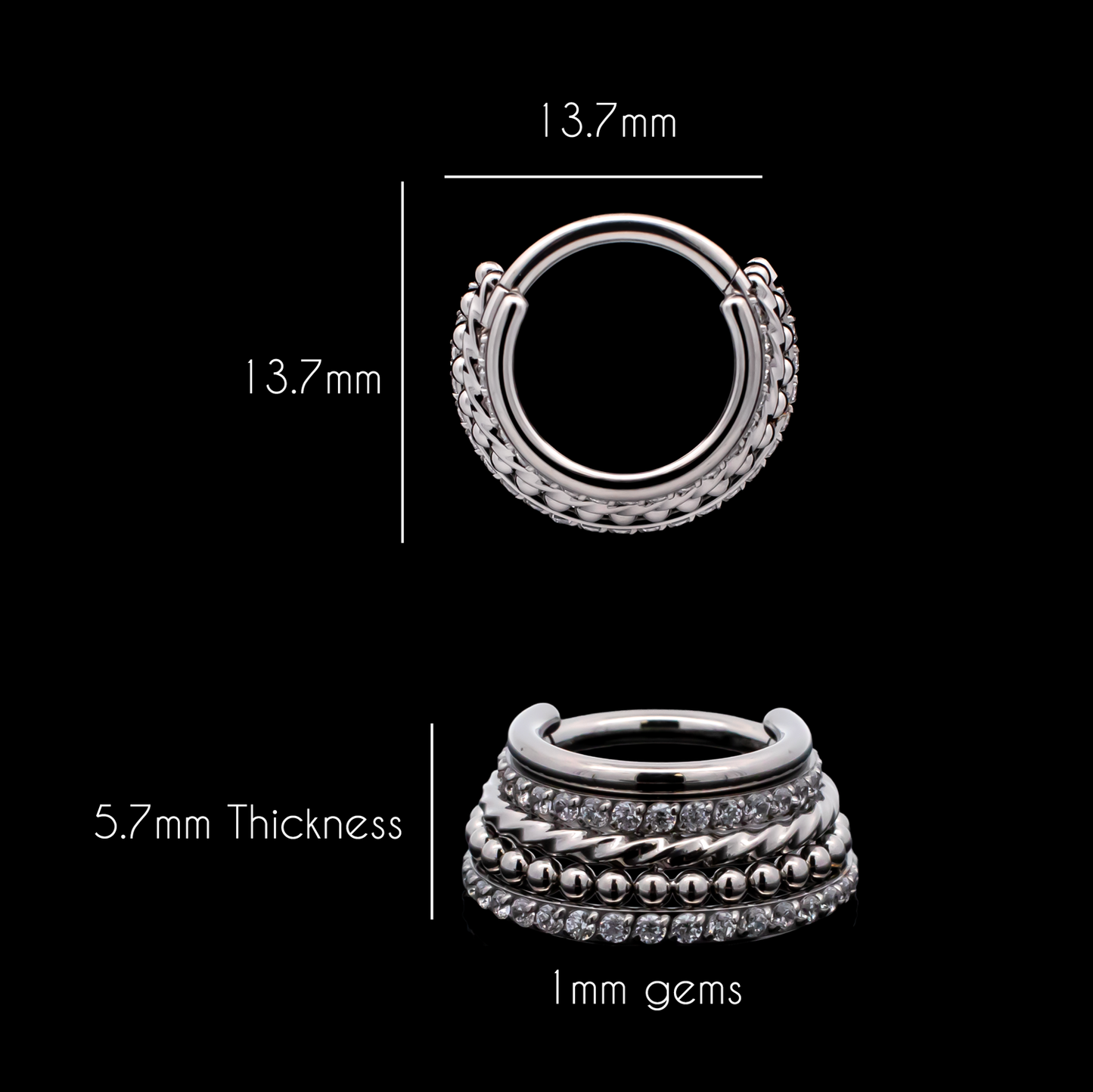 Xavier - Hinged Ring