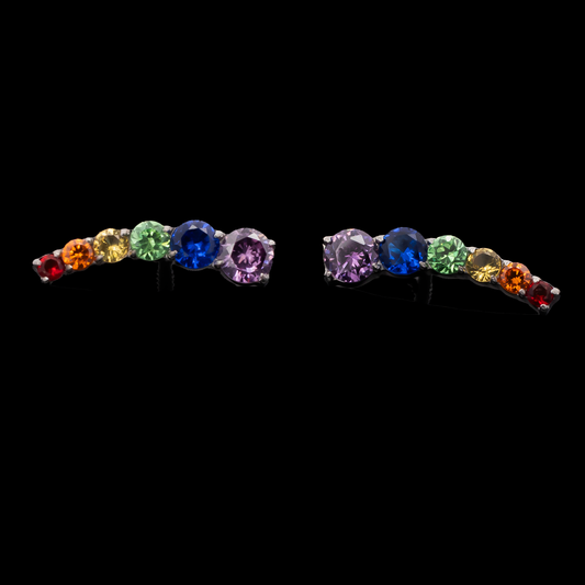 Idalia - Titanium Rainbow Internally Threaded End - Pierced Addiction