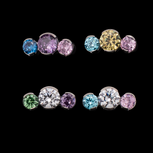 Gemma Pride - 16G Internally Threaded End