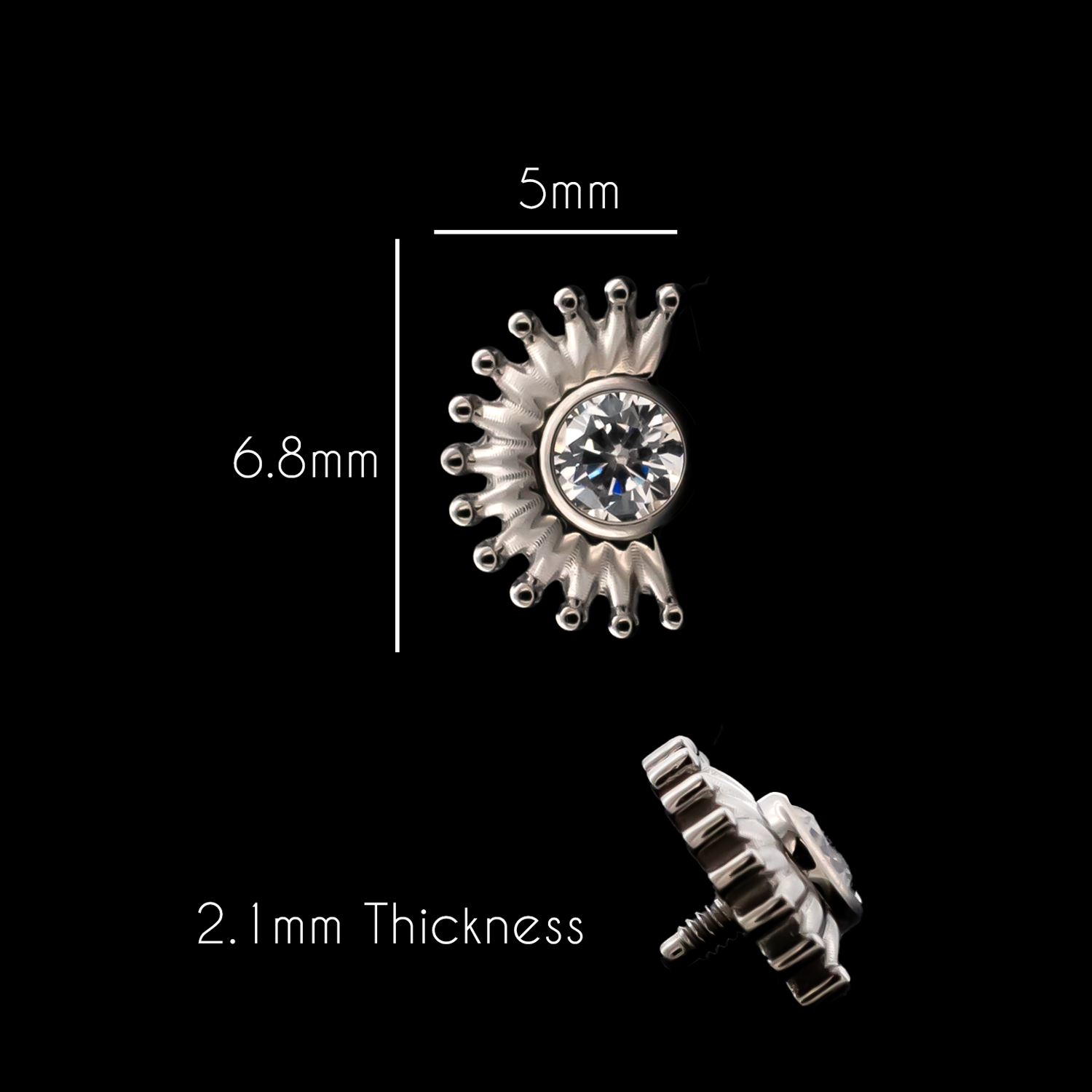 Cyrus - 16G Internally Threaded End