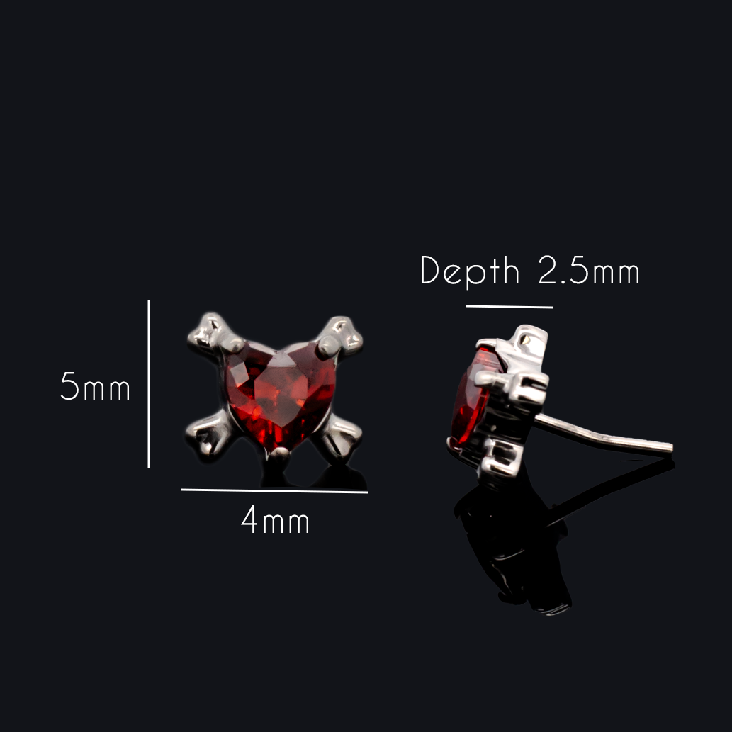 Dynasty - Titanium Threadless End - Pierced Addiction