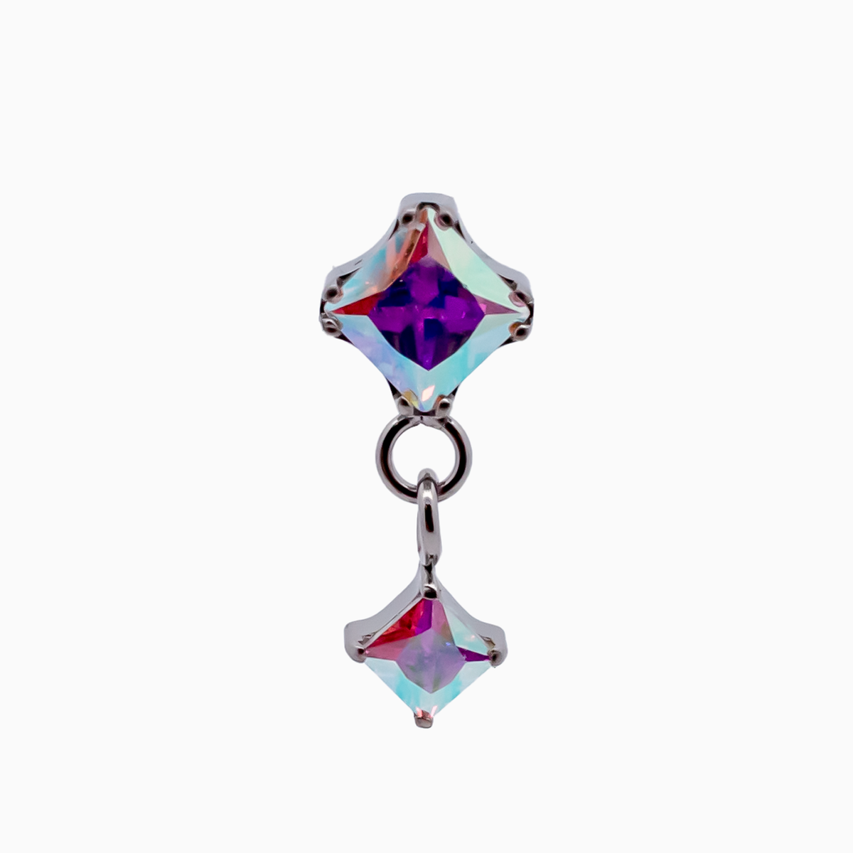 Steel Internally Threaded End - Square Dangle 16G