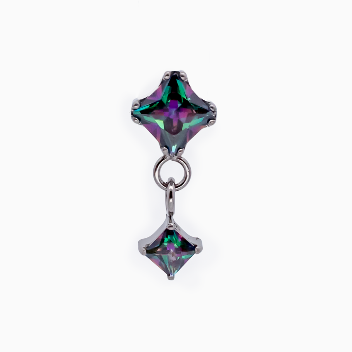 Steel Internally Threaded End - Square Dangle 16G