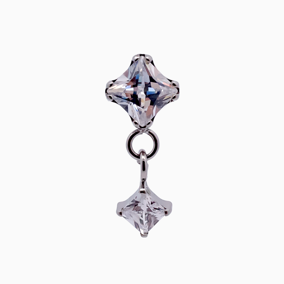 Steel Internally Threaded End - Square Dangle 16G