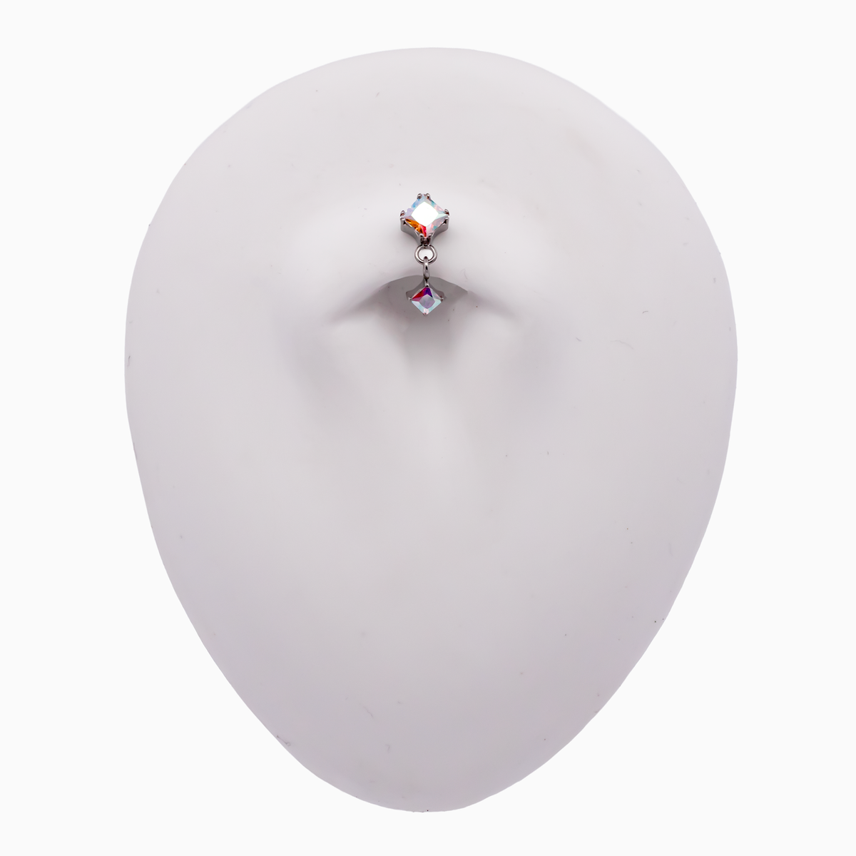 Steel Internally Threaded End - Square Dangle 16G