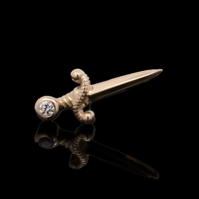 Legacy - 14kt Gold Threadless End - Pierced Addiction