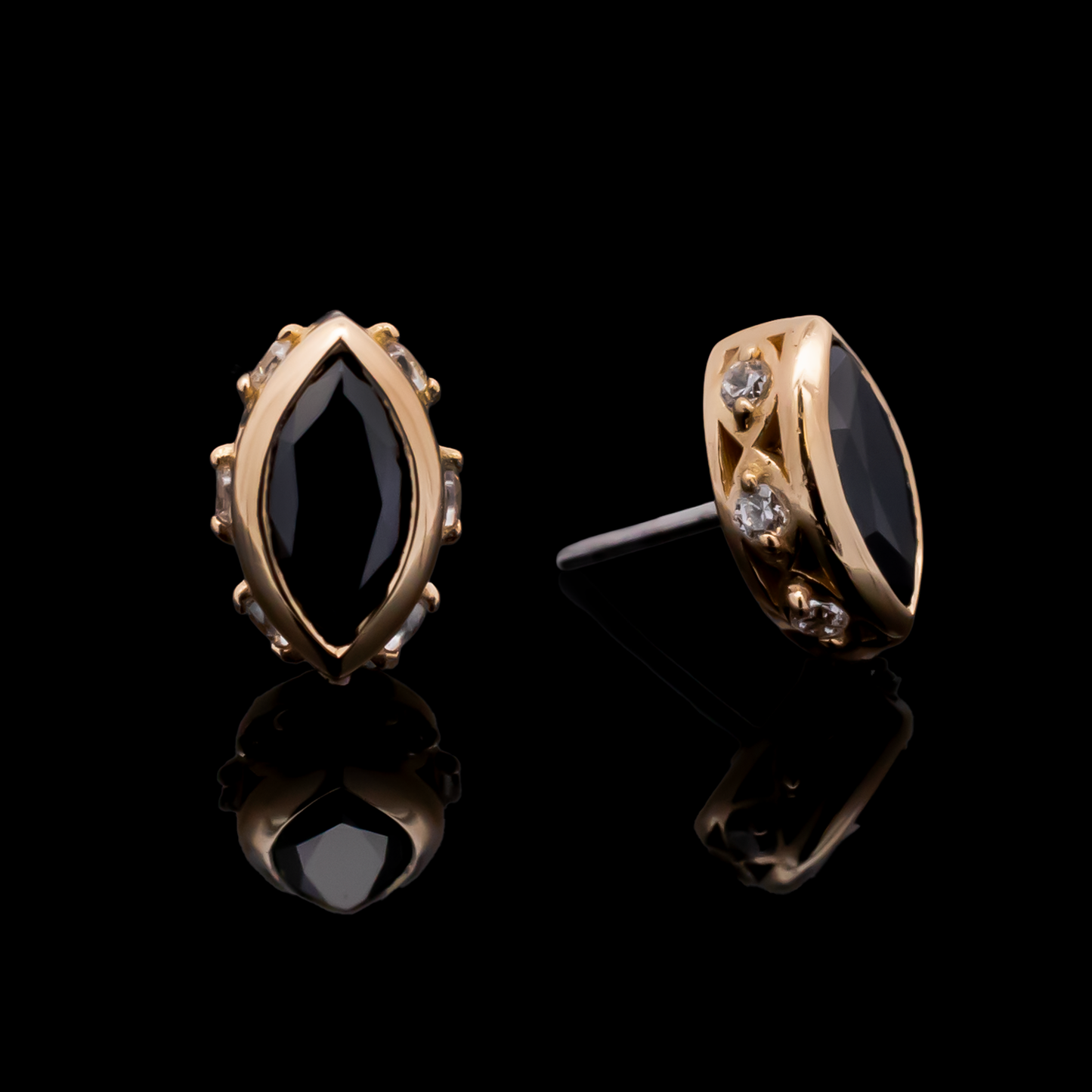 Orlina - 18kt Gold Threadless End