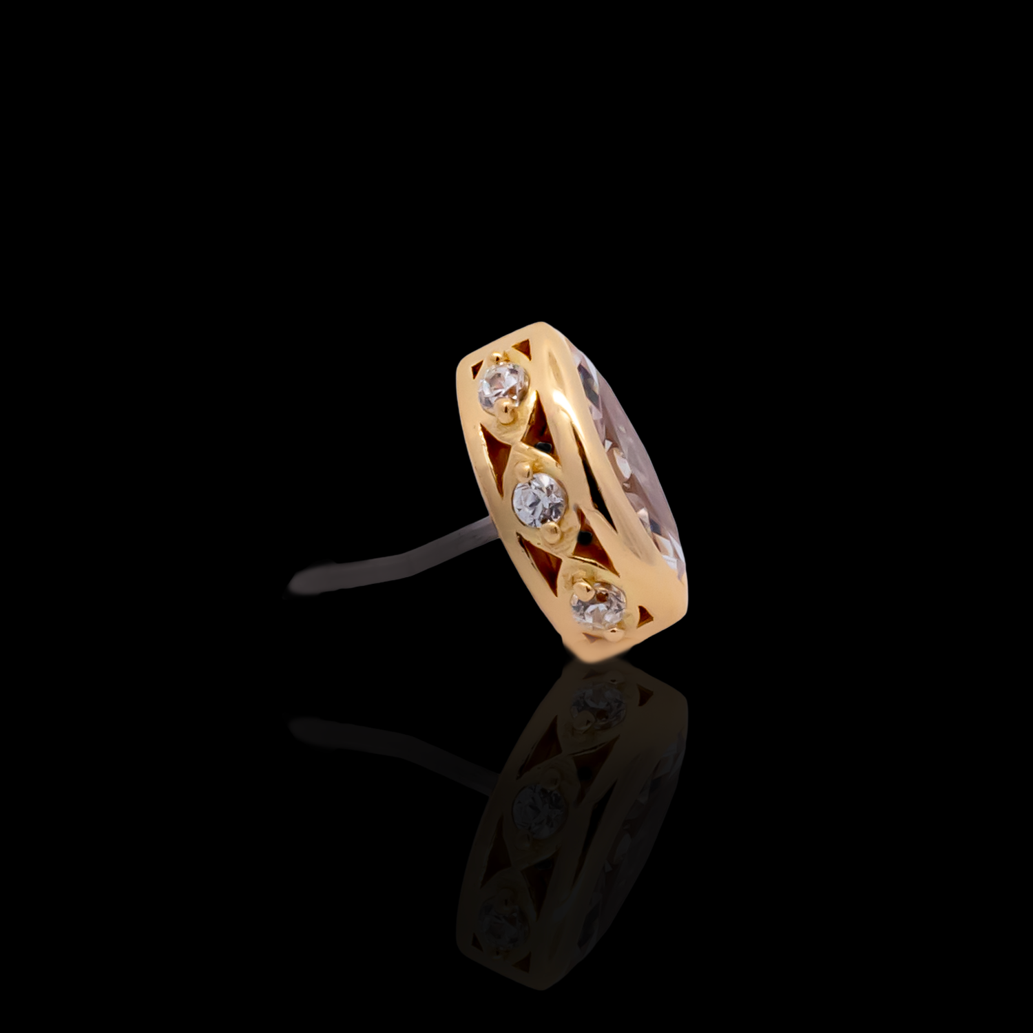 Orlina - 18kt Gold Threadless End